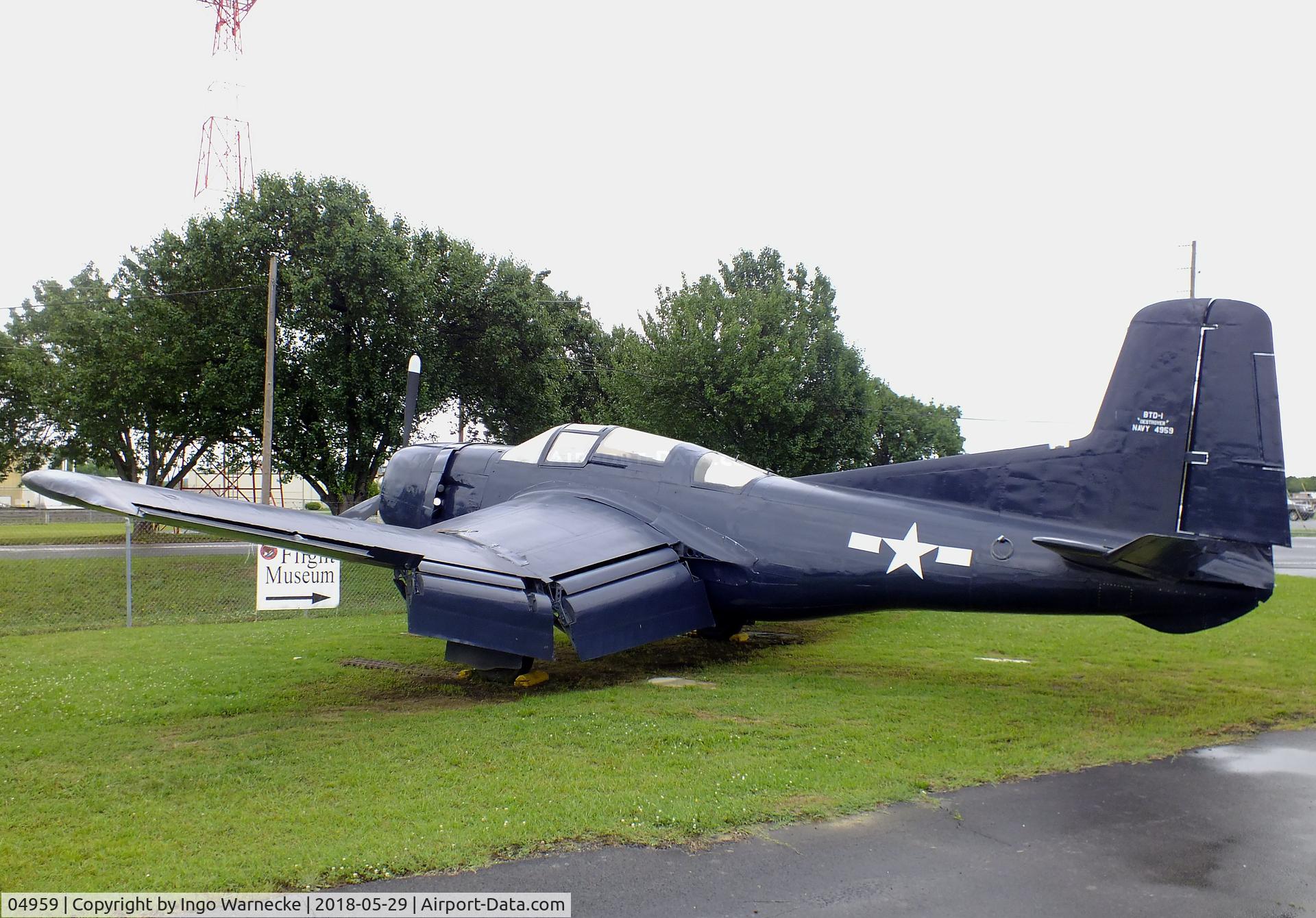 04959, Douglas BTD-1 Destroyer C/N 04959, Douglas BTD-1 Destroyer at the Museum of Flight, Rome GA