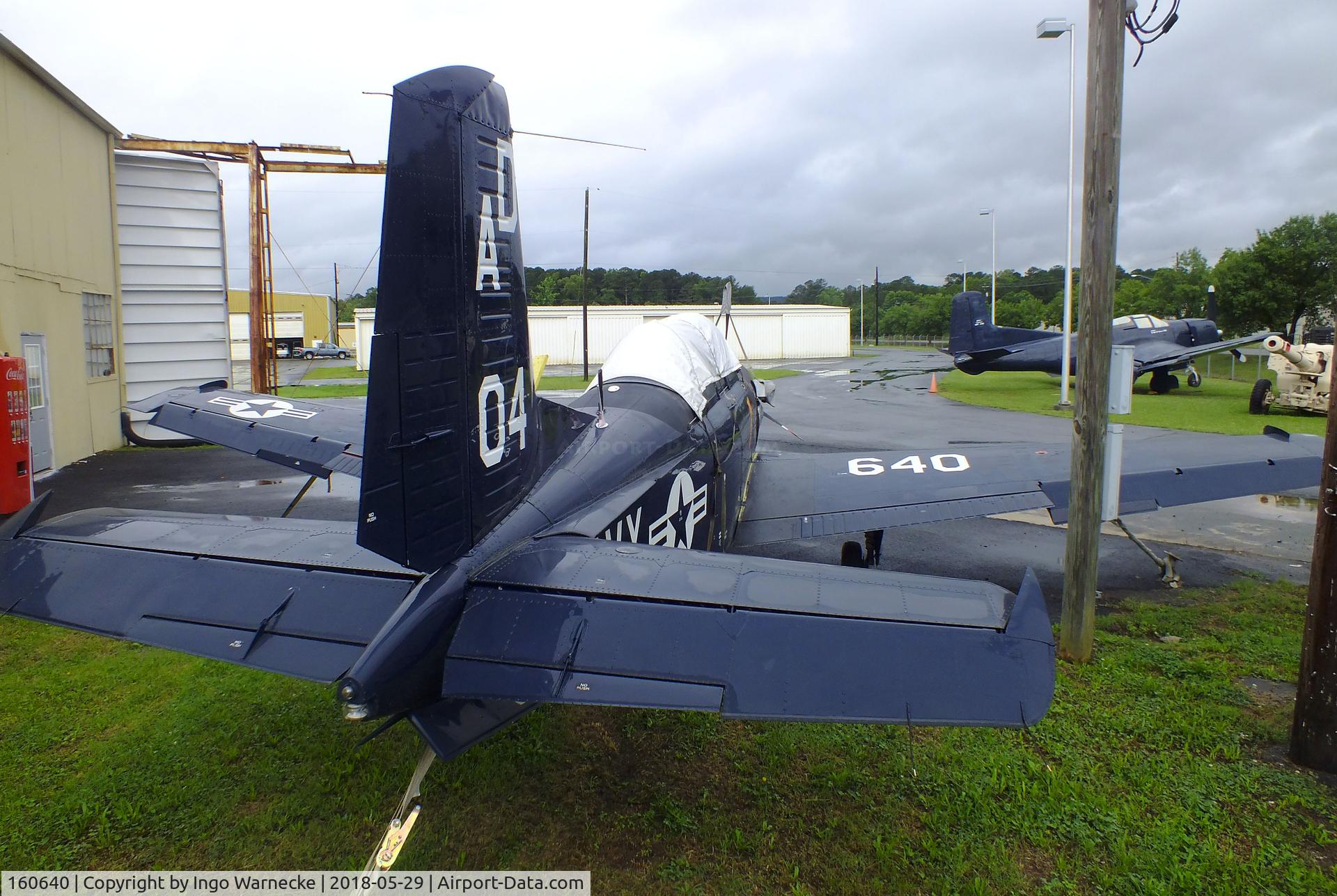 160640, Beech T-34C Turbo Mentor C/N GL-105, Beechcraft T-34C Turbo Mentor at the Museum of Flight, Rome GA