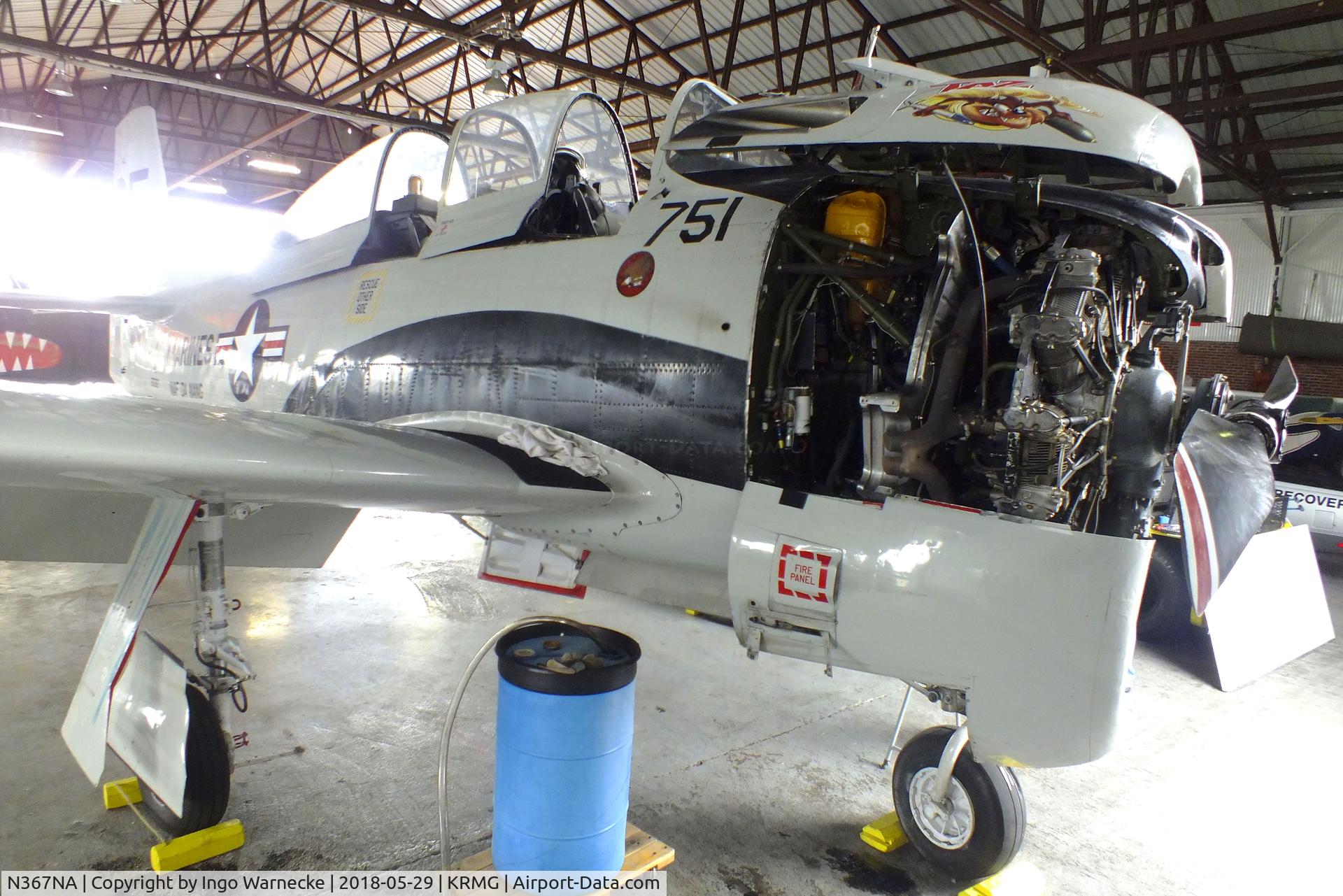 N367NA, 1950 North American T-28A Trojan C/N 174-367, North American T-28A Trojan at the Museum of Flight, Rome GA