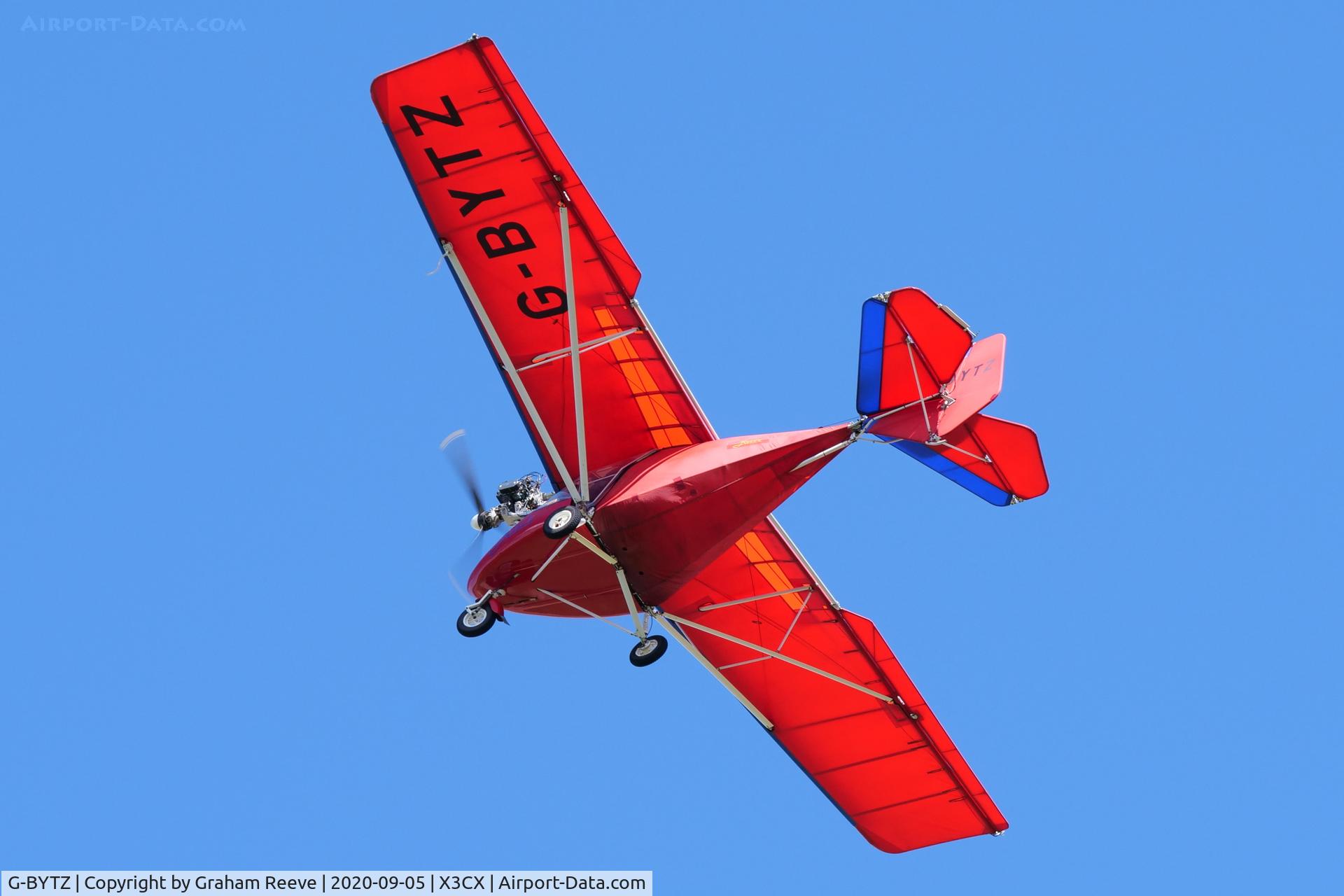G-BYTZ, 2000 X'Air 582(6) C/N BMAA/HB/120, Overhead at Northrepps.