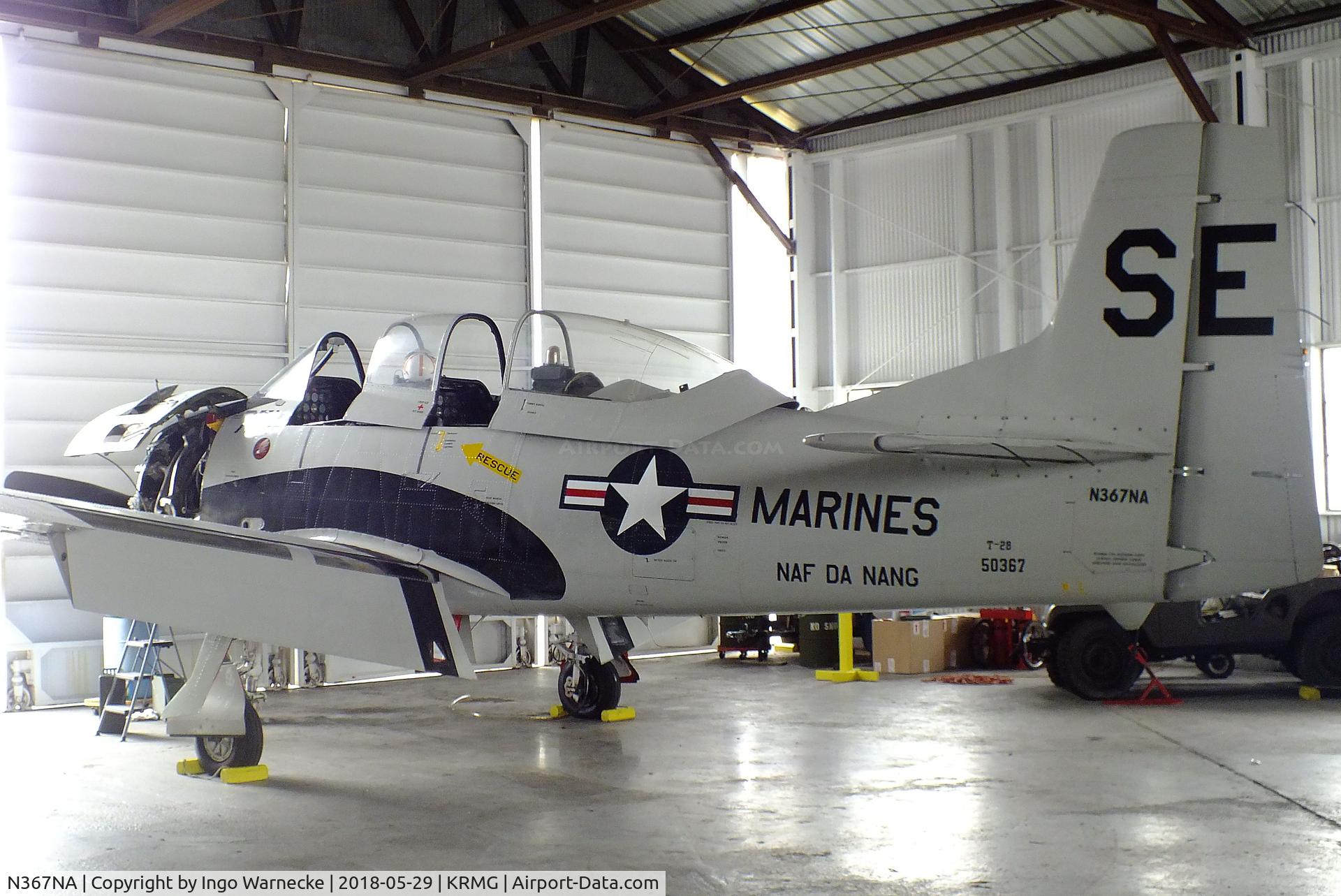 N367NA, 1950 North American T-28A Trojan C/N 174-367, North American T-28A Trojan at the Museum of Flight, Rome GA
