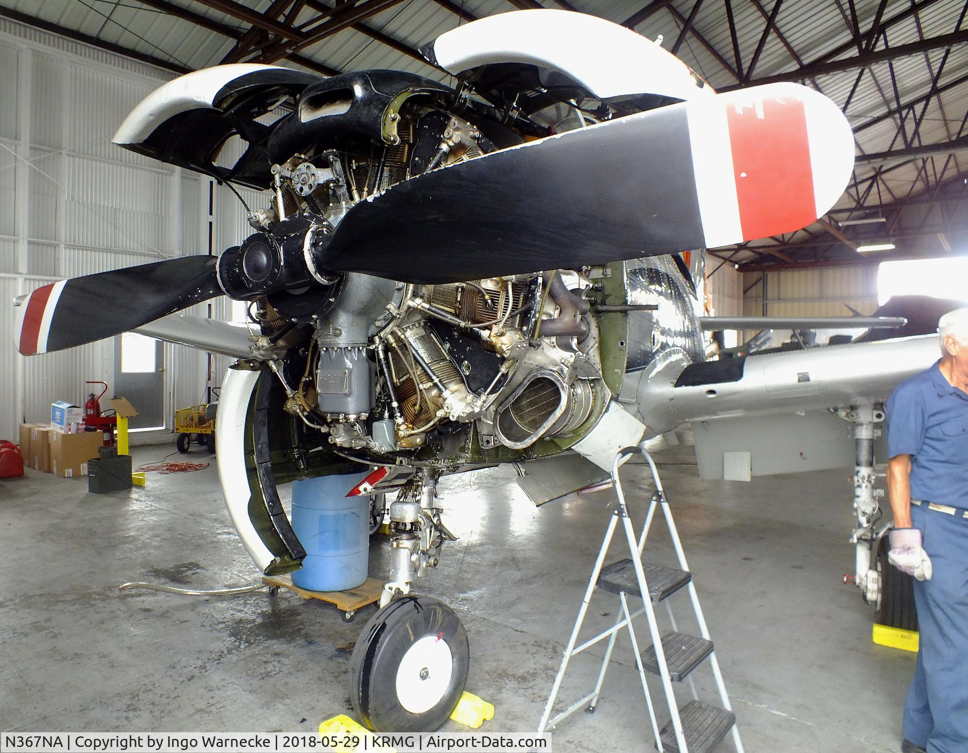 N367NA, 1950 North American T-28A Trojan C/N 174-367, North American T-28A Trojan at the Museum of Flight, Rome GA