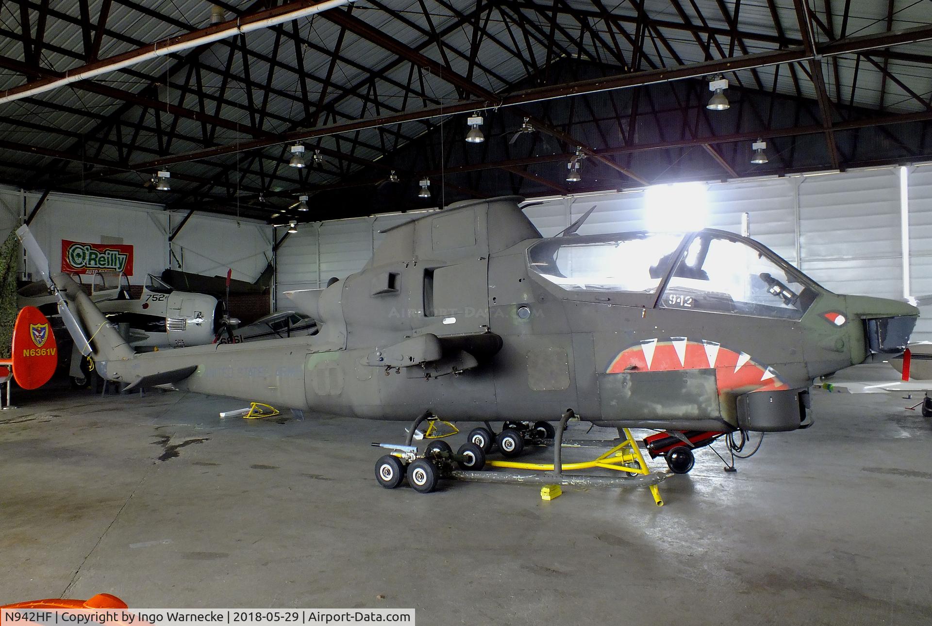 N942HF, Bell AH-1F Cobra C/N 70-15942, Bell AH-1F Cobra (minus rotor) at the Museum of Flight, Rome GA