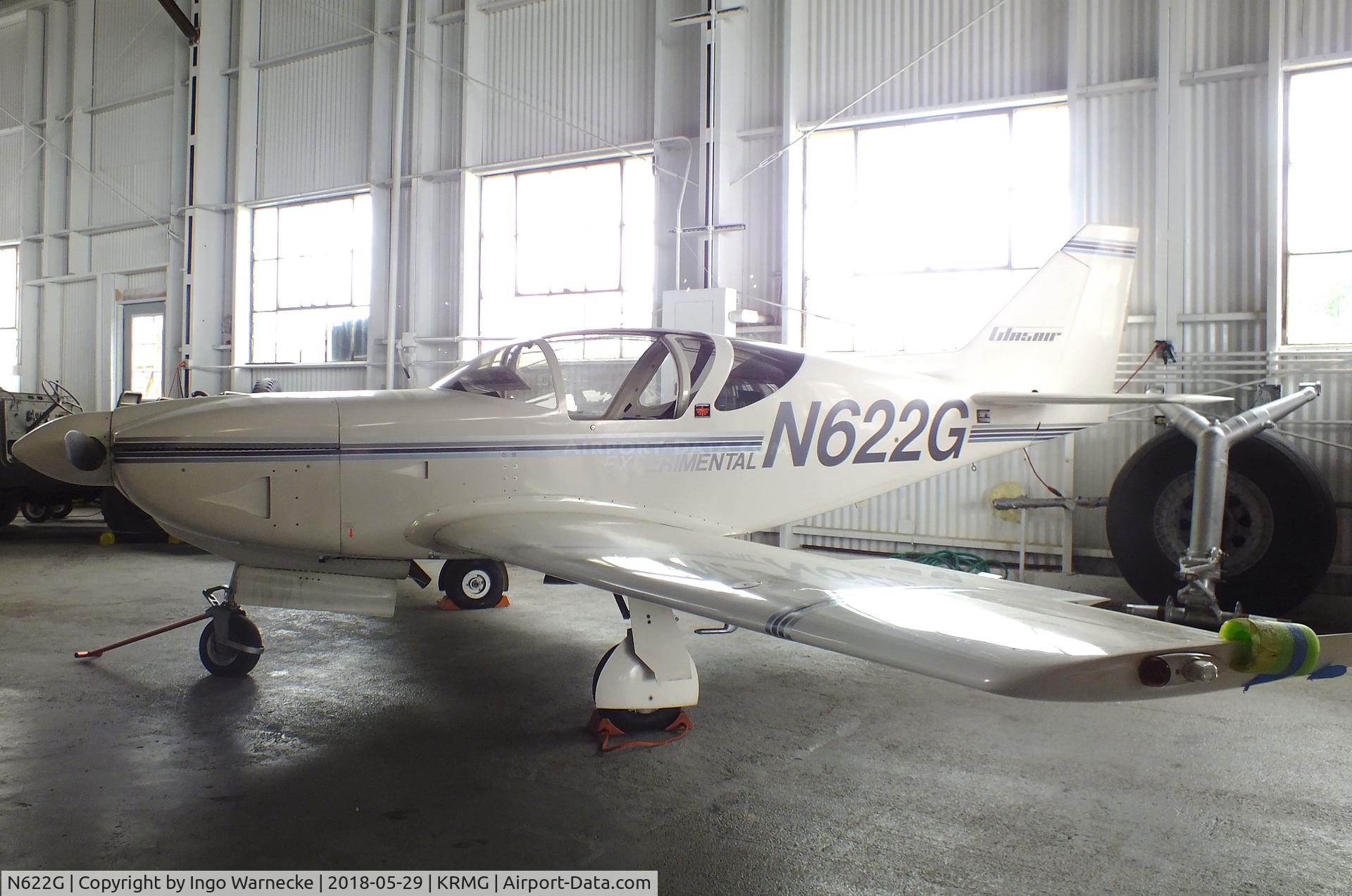 N622G, Stoddard-Hamilton Glasair SH-2R C/N 622, Stoddard-Hamilton (Caldwell, Gary B) Glasair SH-2R in the hangar of the Museum of Flight at Richard B. Russell Airport, Rome GA