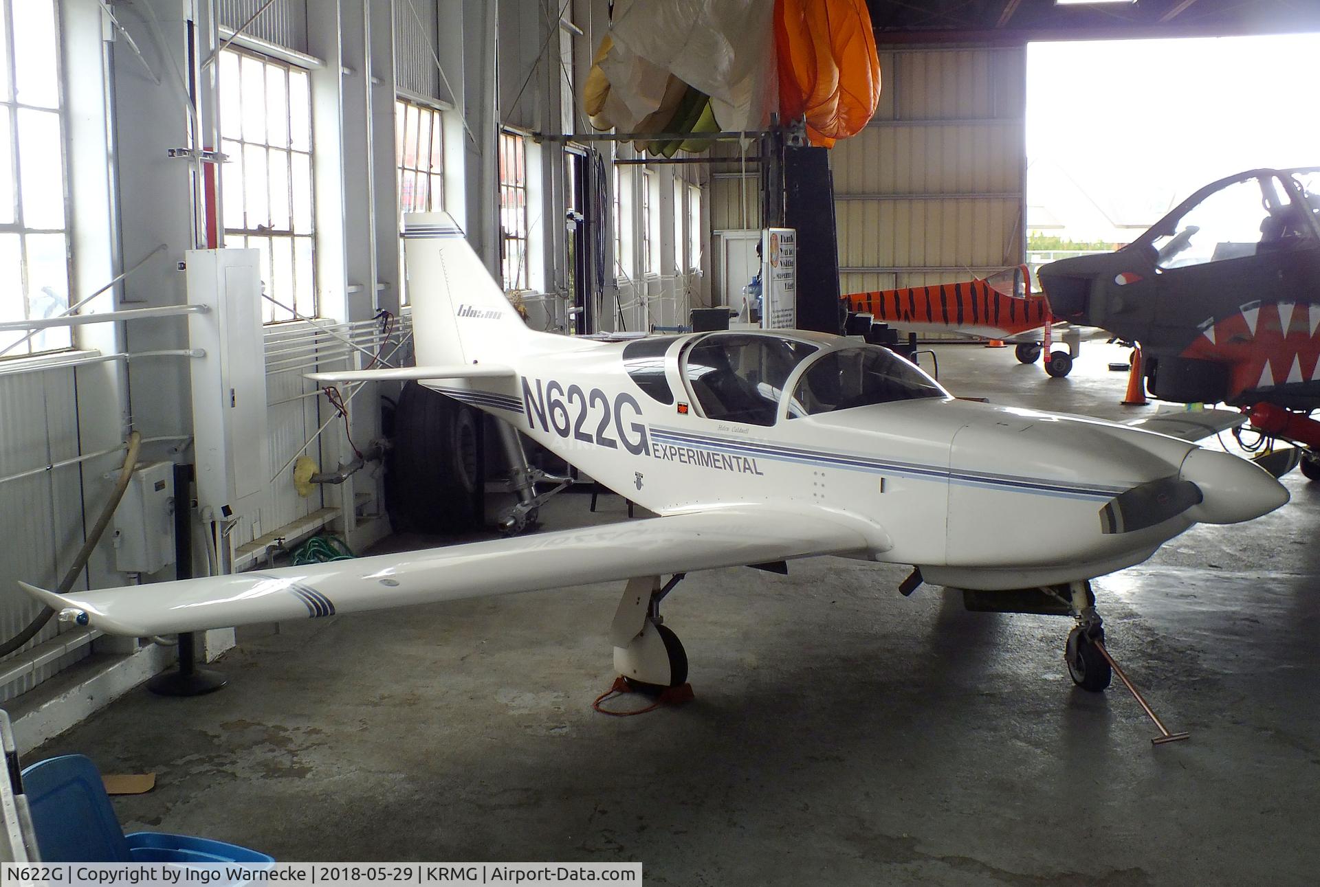 N622G, Stoddard-Hamilton Glasair SH-2R C/N 622, Stoddard-Hamilton (Caldwell, Gary B) Glasair SH-2R in the hangar of the Museum of Flight at Richard B. Russell Airport, Rome GA