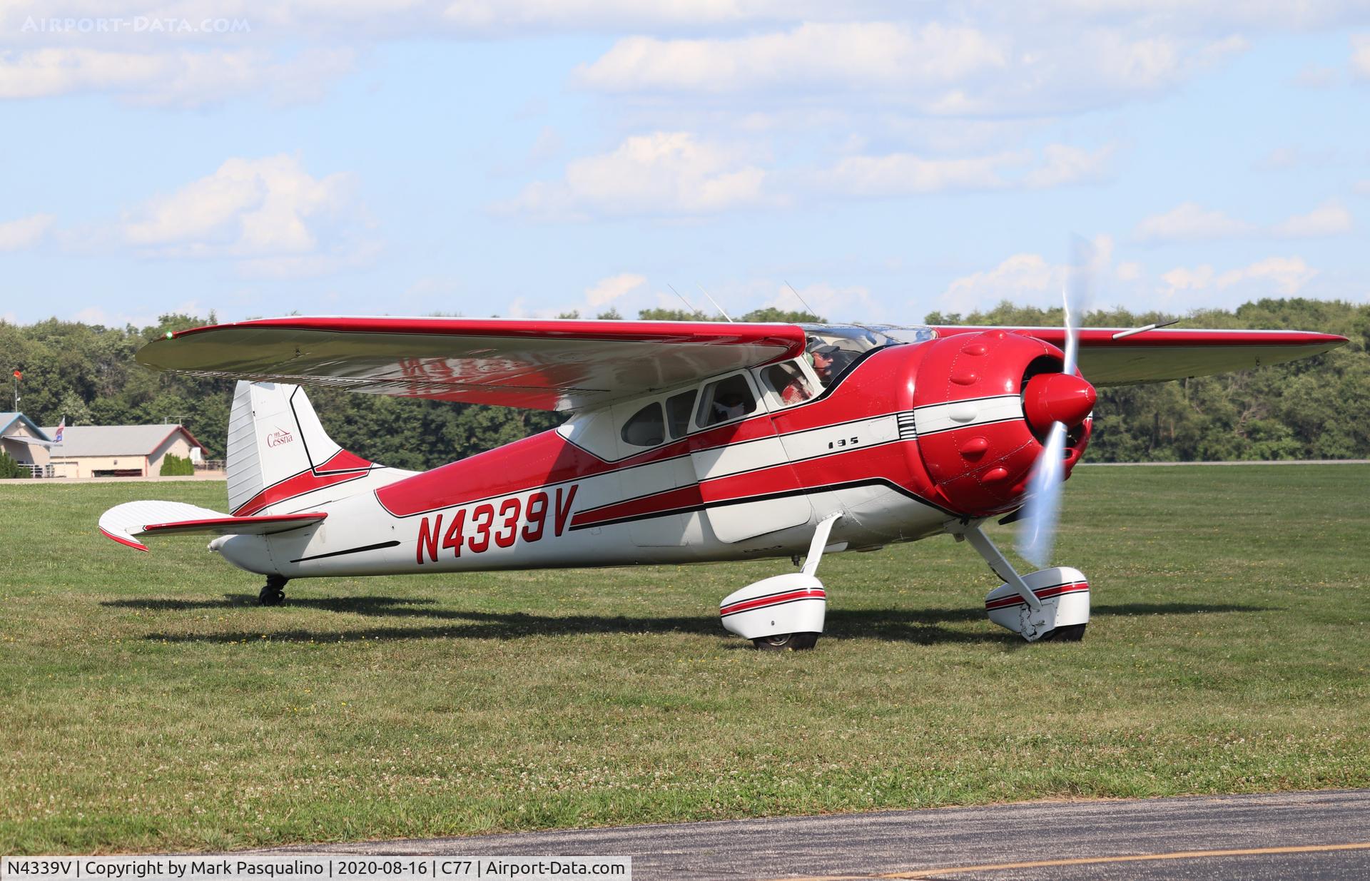 N4339V, 1948 Cessna 190 C/N 7245, Cessna 190