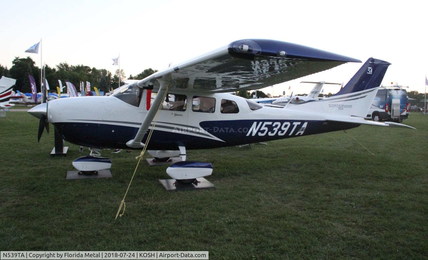 N539TA, 2018 Cessna T206H Turbo Stationair C/N T20609539, OSH 2018