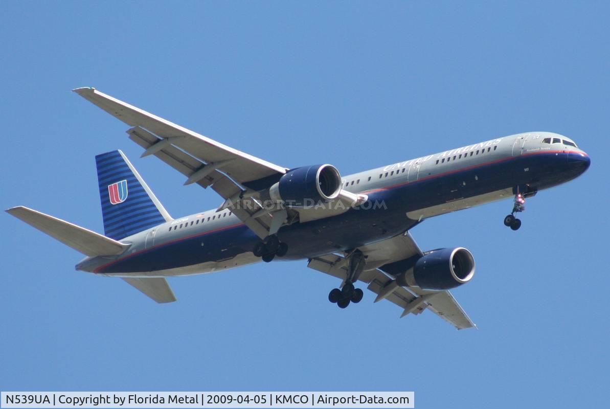 N539UA, 1991 Boeing 757-222 C/N 25223, MCO 2009