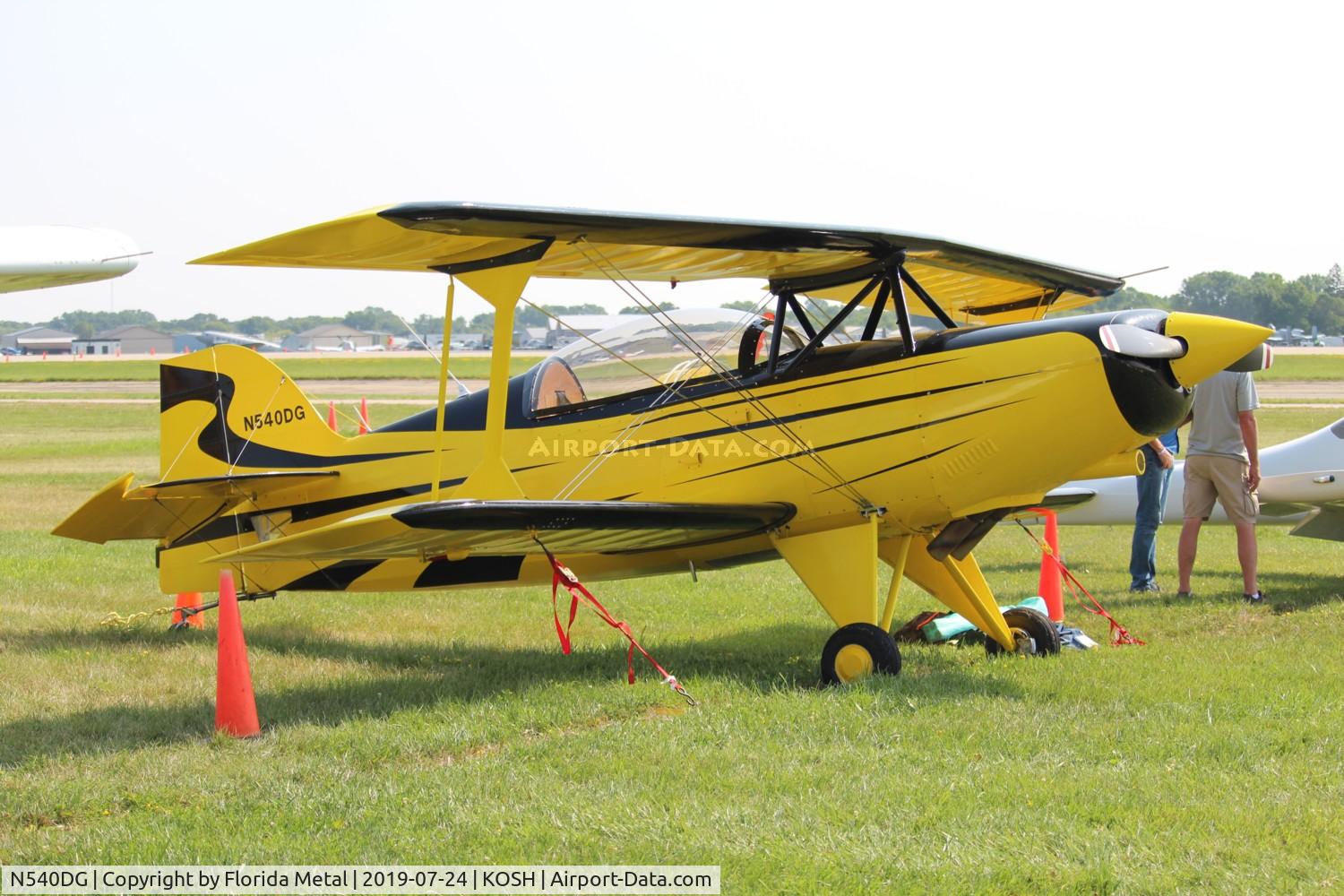 N540DG, 2008 Steen Skybolt C/N DG001, OSH 2019