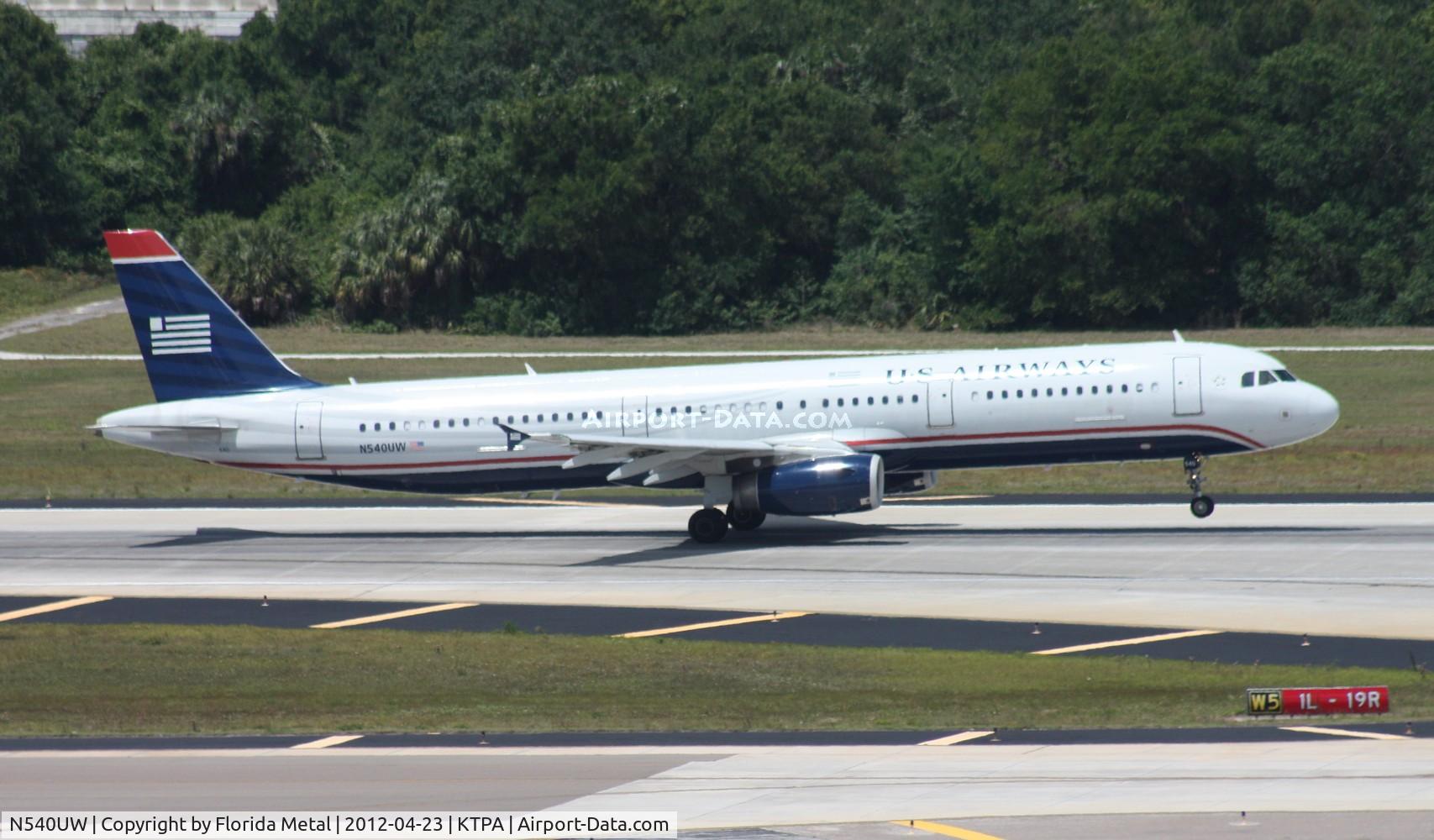N540UW, 2009 Airbus A321-231 C/N 4107, TPA 2012
