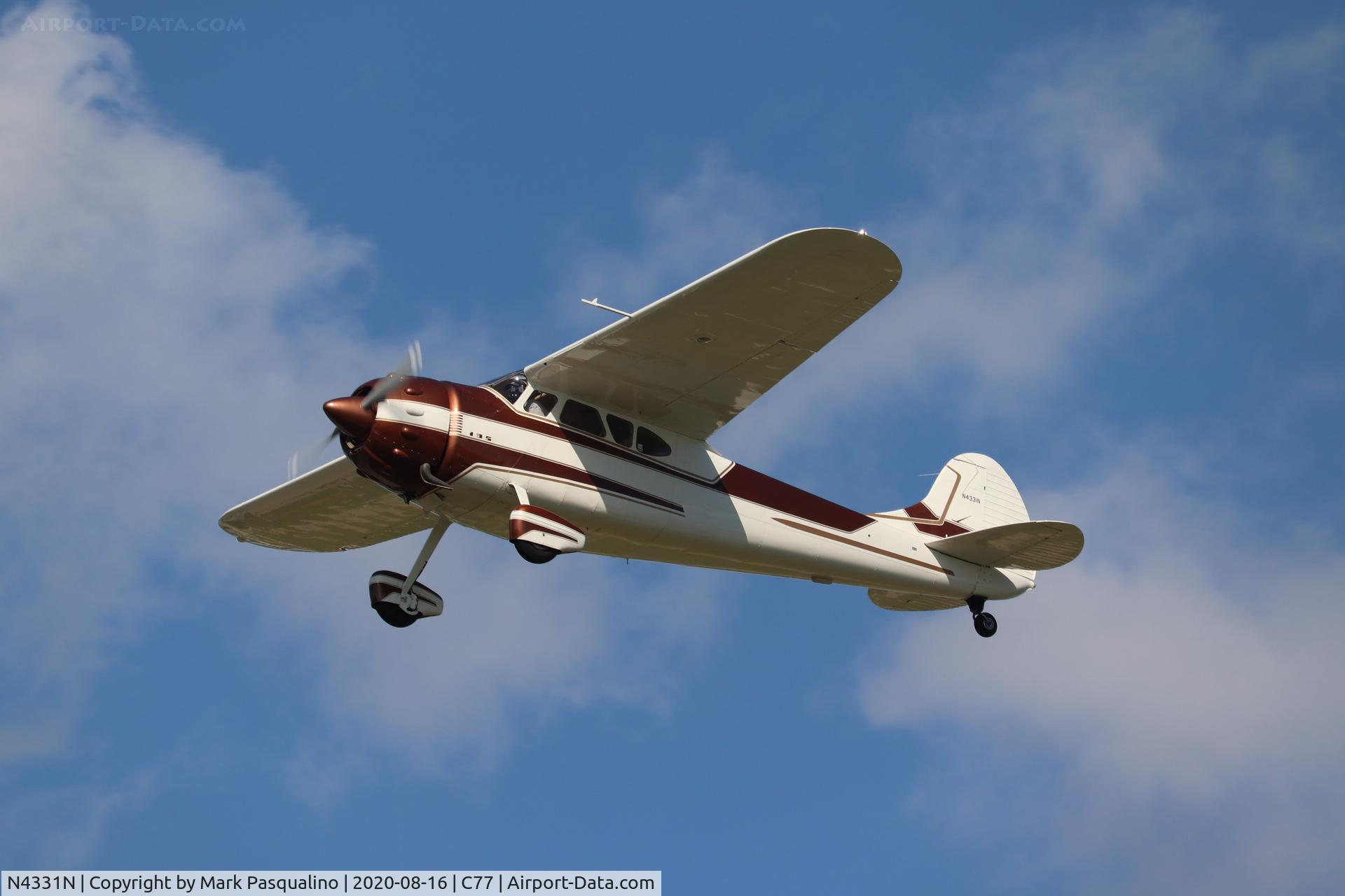 N4331N, 1947 Cessna 195 C/N 7078, Cessna 195