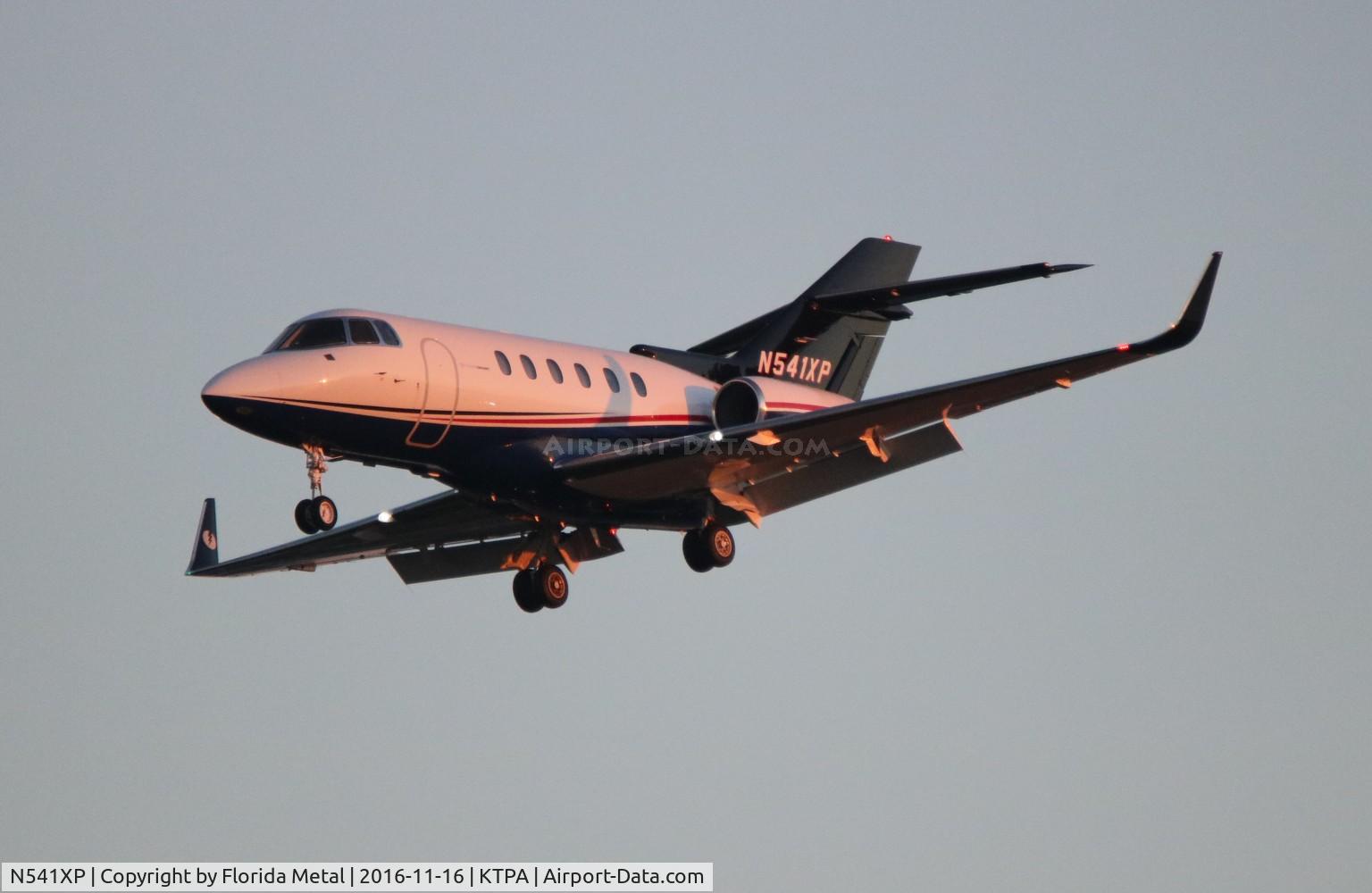 N541XP, 2001 Raytheon Hawker 800XP C/N 258541, TPA 2016