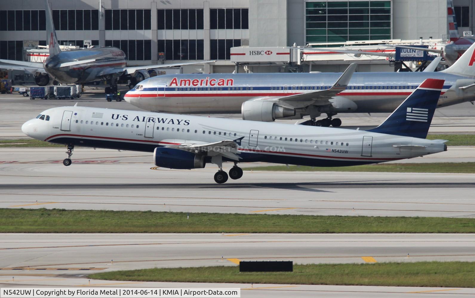 N542UW, 2009 Airbus A321-231 C/N 4134, MIA 2014