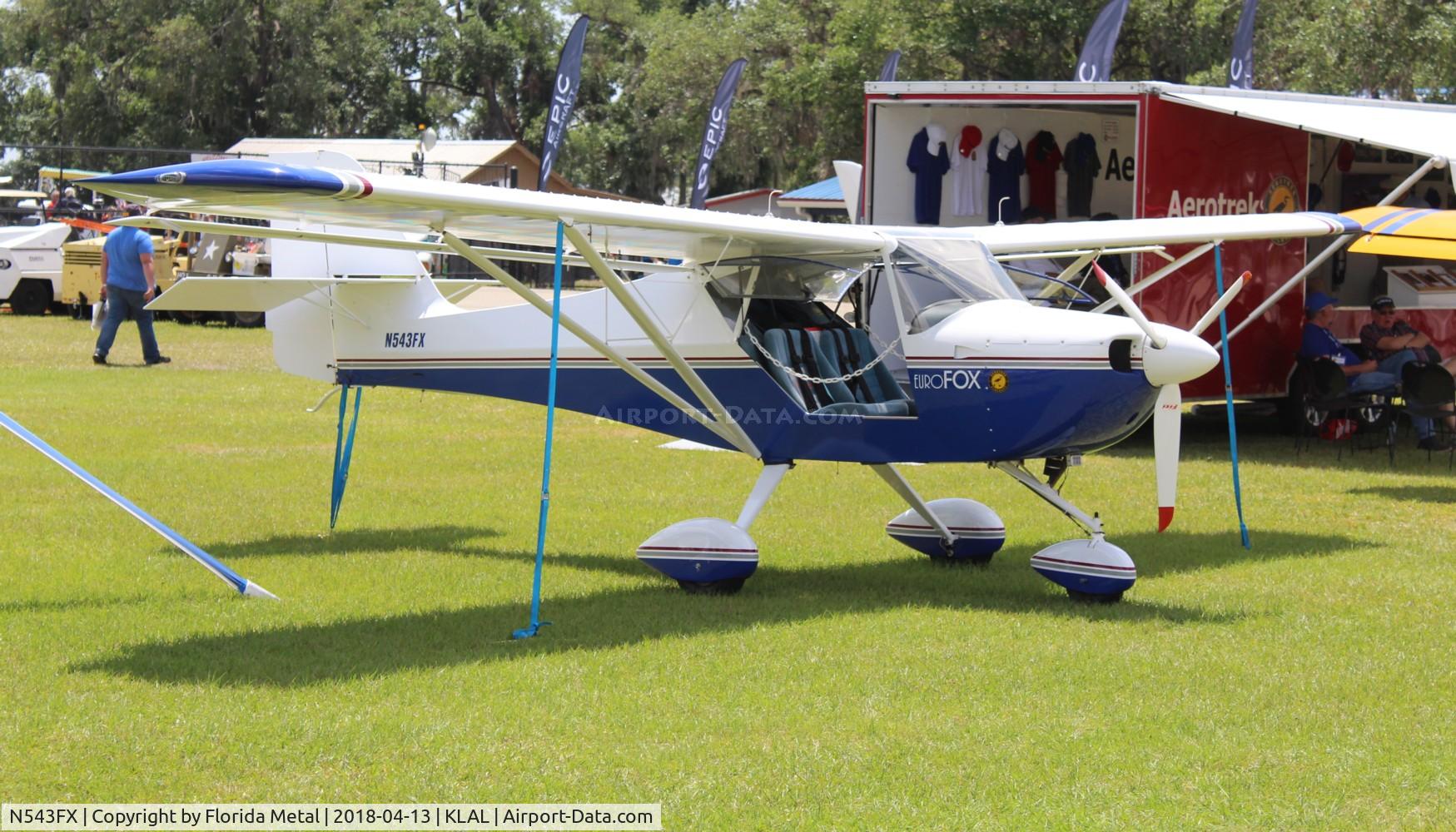 N543FX, 2007 Aeropro Eurofox C/N 001, SNF 2018