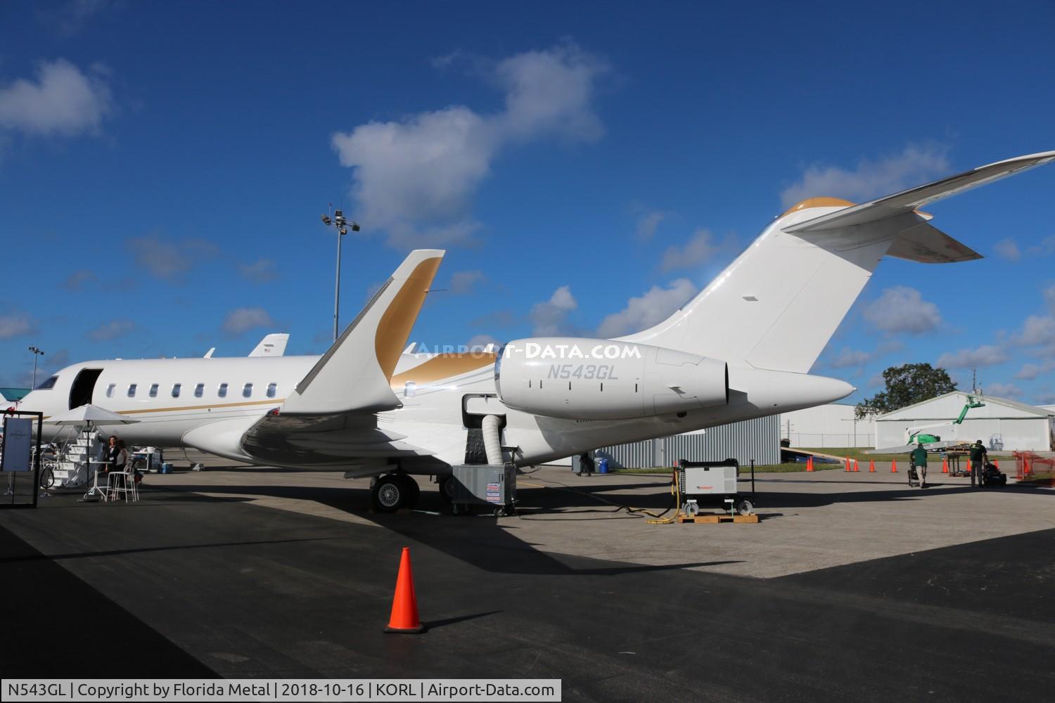 N543GL, 2013 Bombardier BD-700-1A10 Global 6000 C/N 9543, NBAA 2018