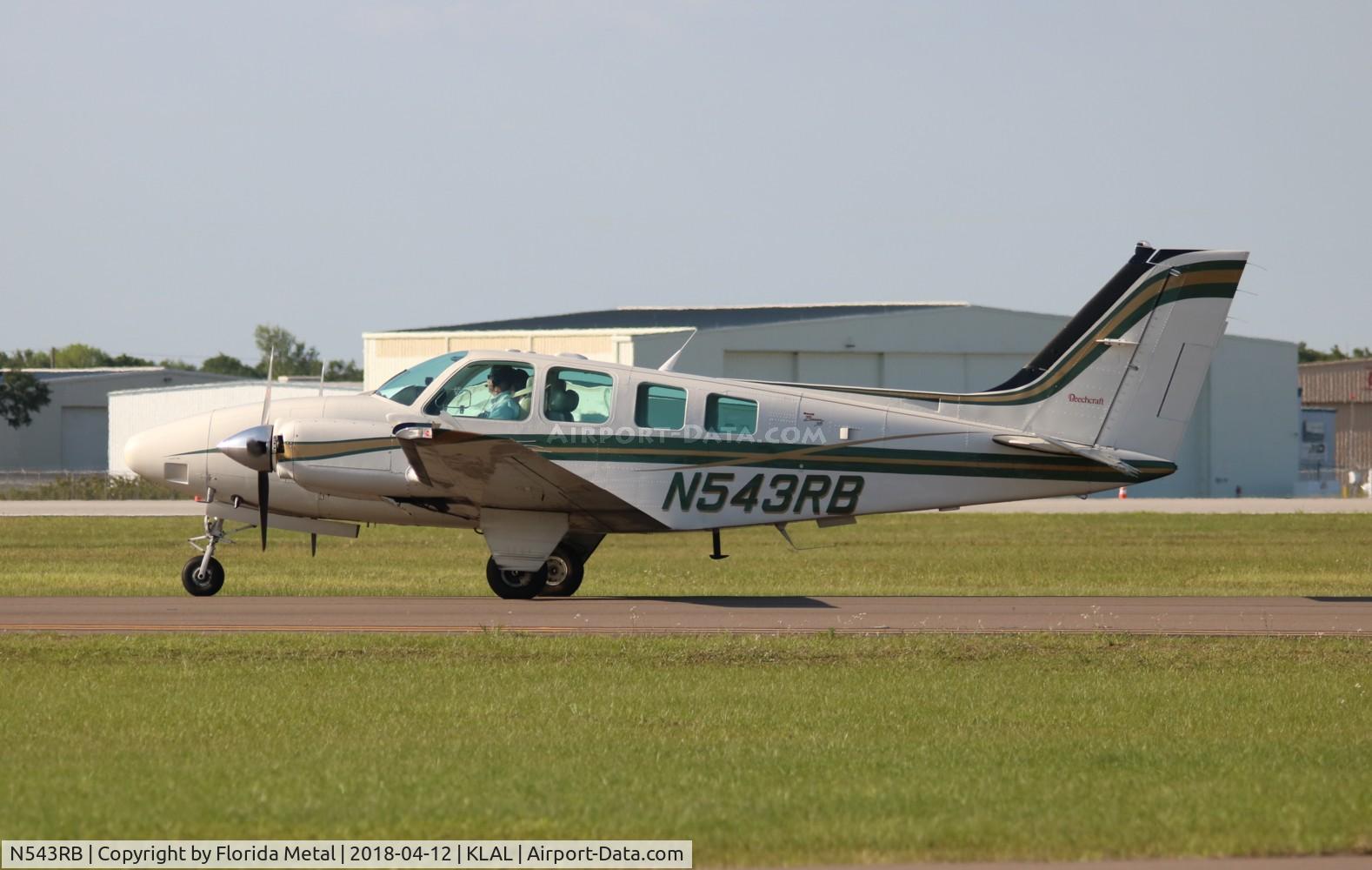 N543RB, 2000 Raytheon Aircraft Company 58 C/N TH-1953, SNF 2018