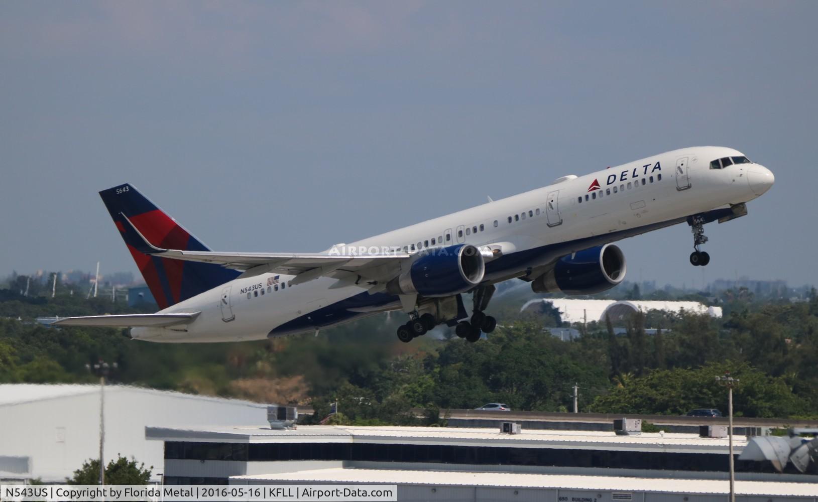 N543US, 1996 Boeing 757-251 C/N 26490, FLL 2016