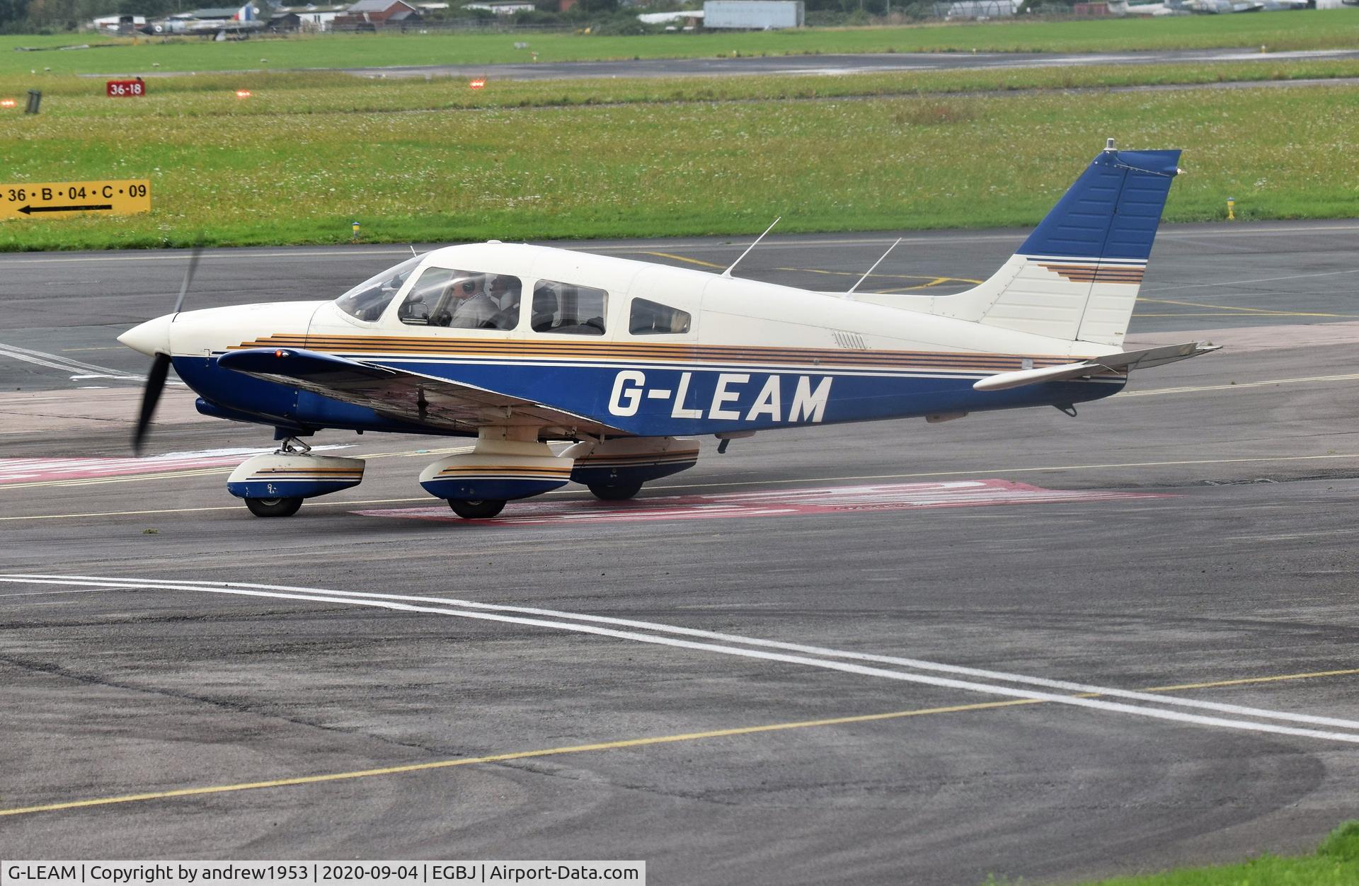 G-LEAM, 1980 Piper PA-28-236 Dakota C/N 28-8011061, G-LEAM at Gloucestershire Airport.