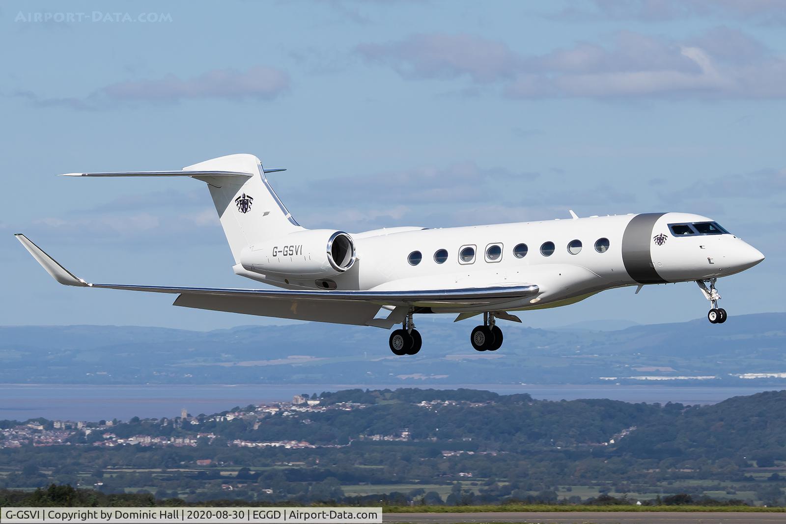 G-GSVI, 2015 Gulfstream Aerospace G650 (G-VI) C/N 6160, BRS 30/08/20