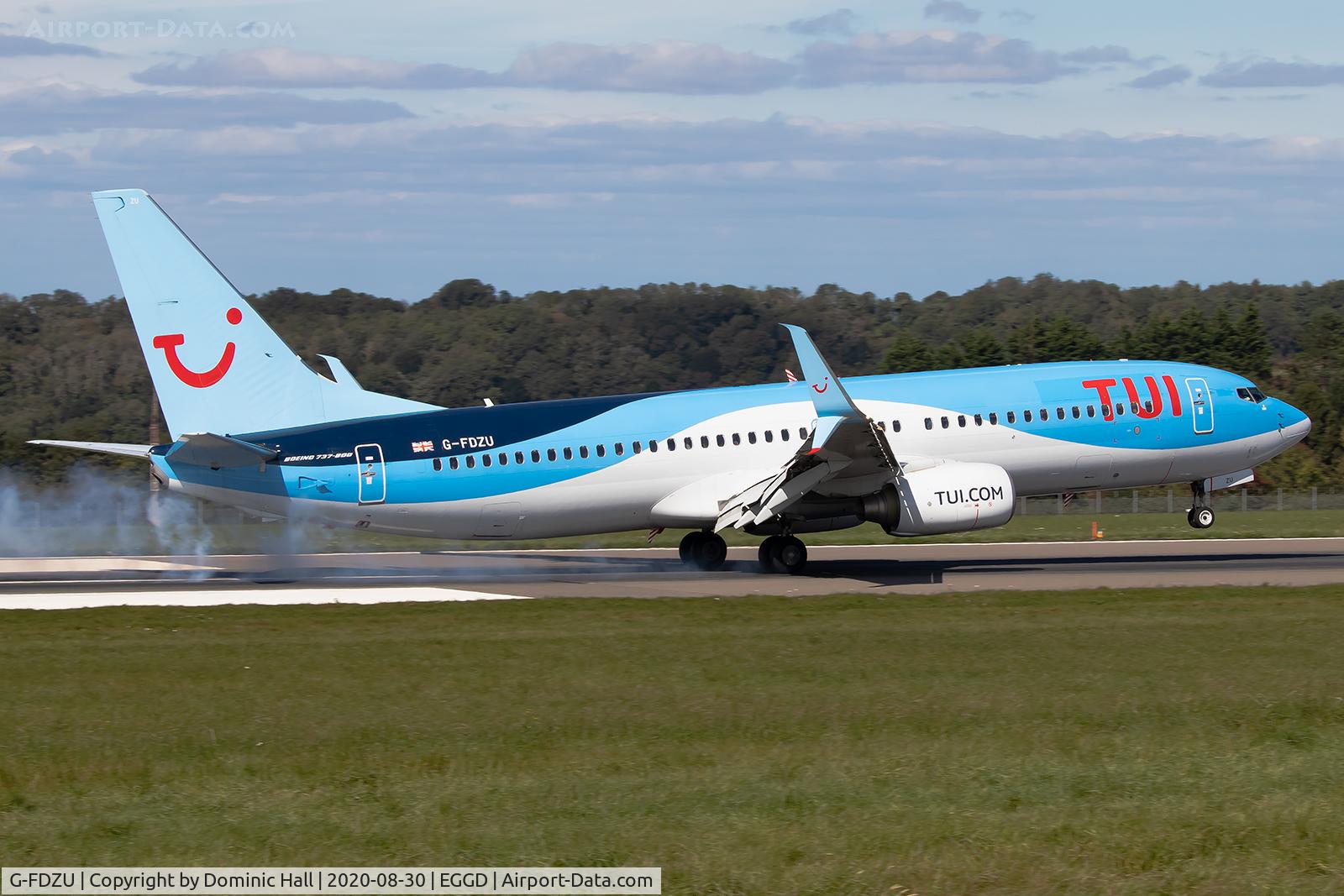G-FDZU, 2011 Boeing 737-8K5 C/N 37253, BRS 30/08/20