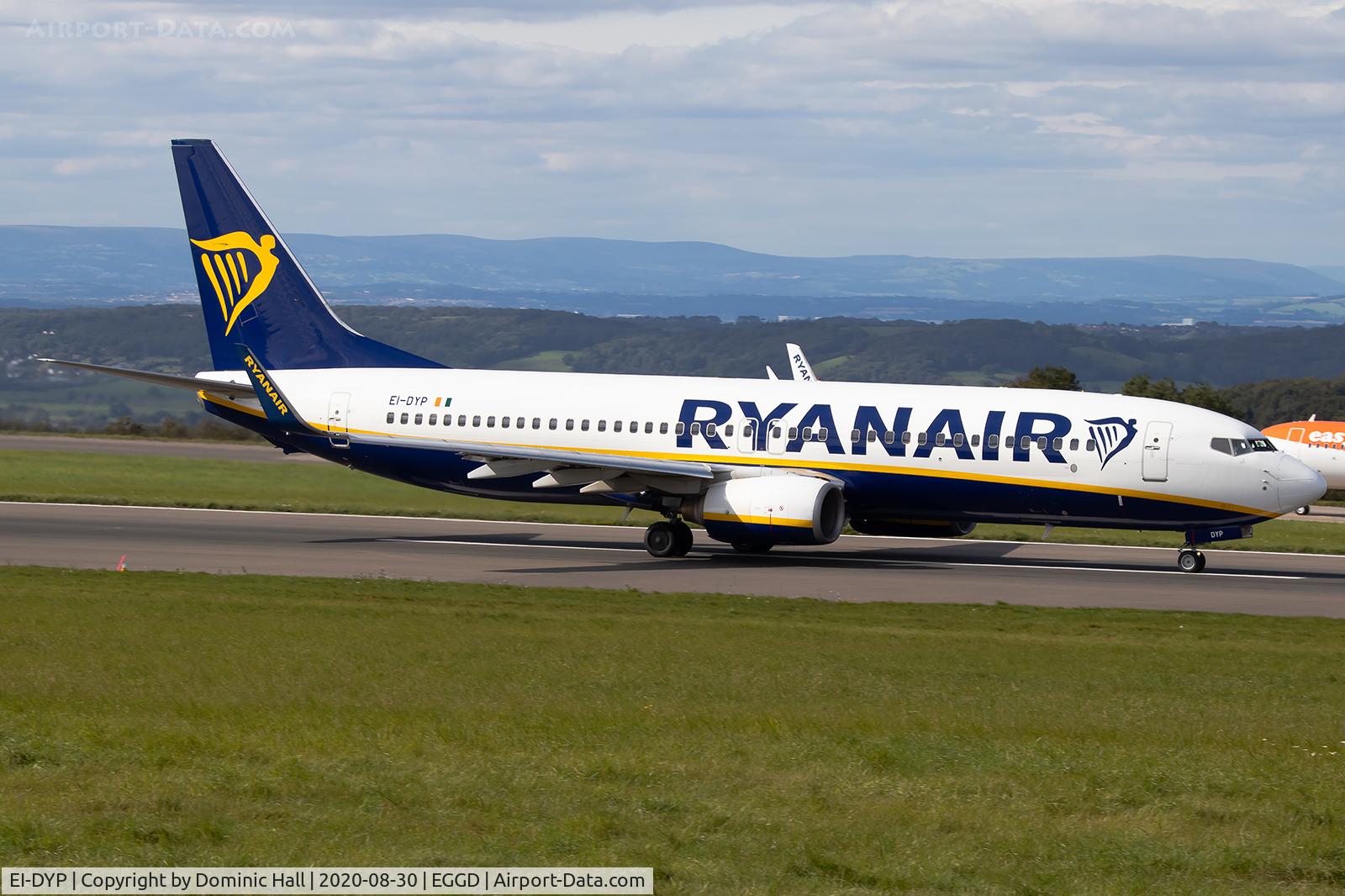 EI-DYP, 2008 Boeing 737-8AS C/N 37515, BRS 30/08/20