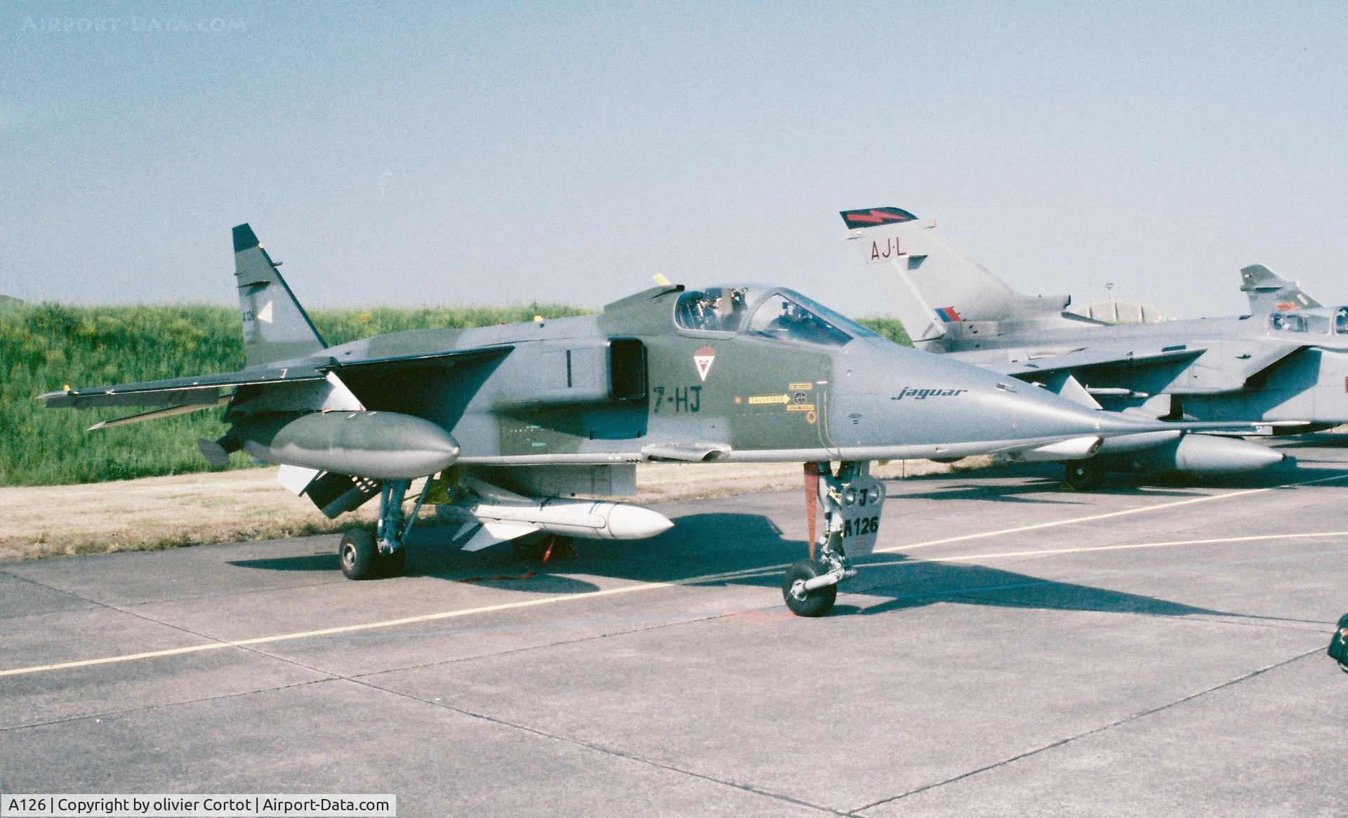 A126, Sepecat Jaguar A C/N A126, late 90's