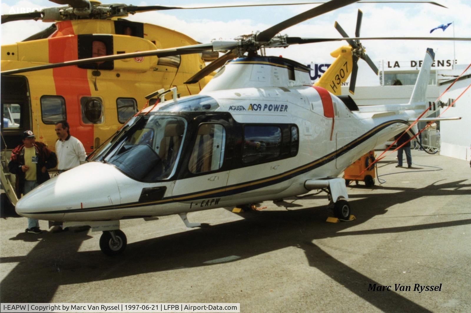 I-EAPW, Agusta A109E Power C/N 11002, Paris Air Show 1997.