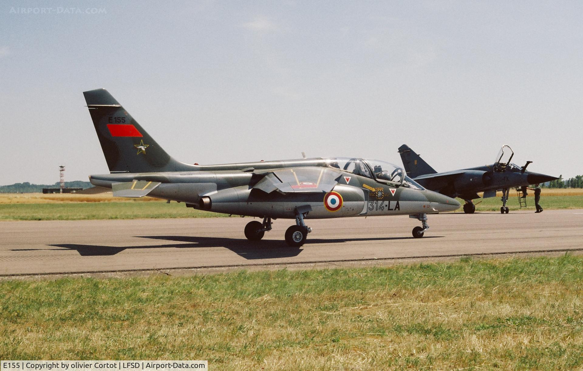 E155, Dassault-Dornier Alpha Jet E C/N E155, Dijon 1992
