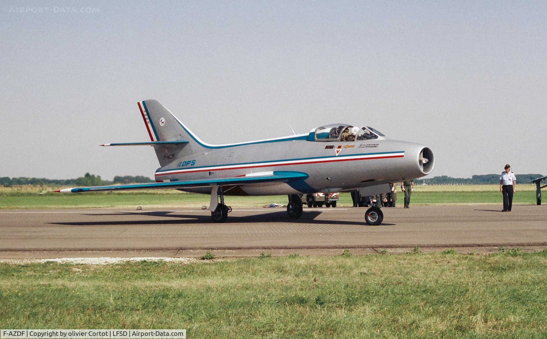 F-AZDF, Dassault Mystere IVA C/N 315, Dijon 1992