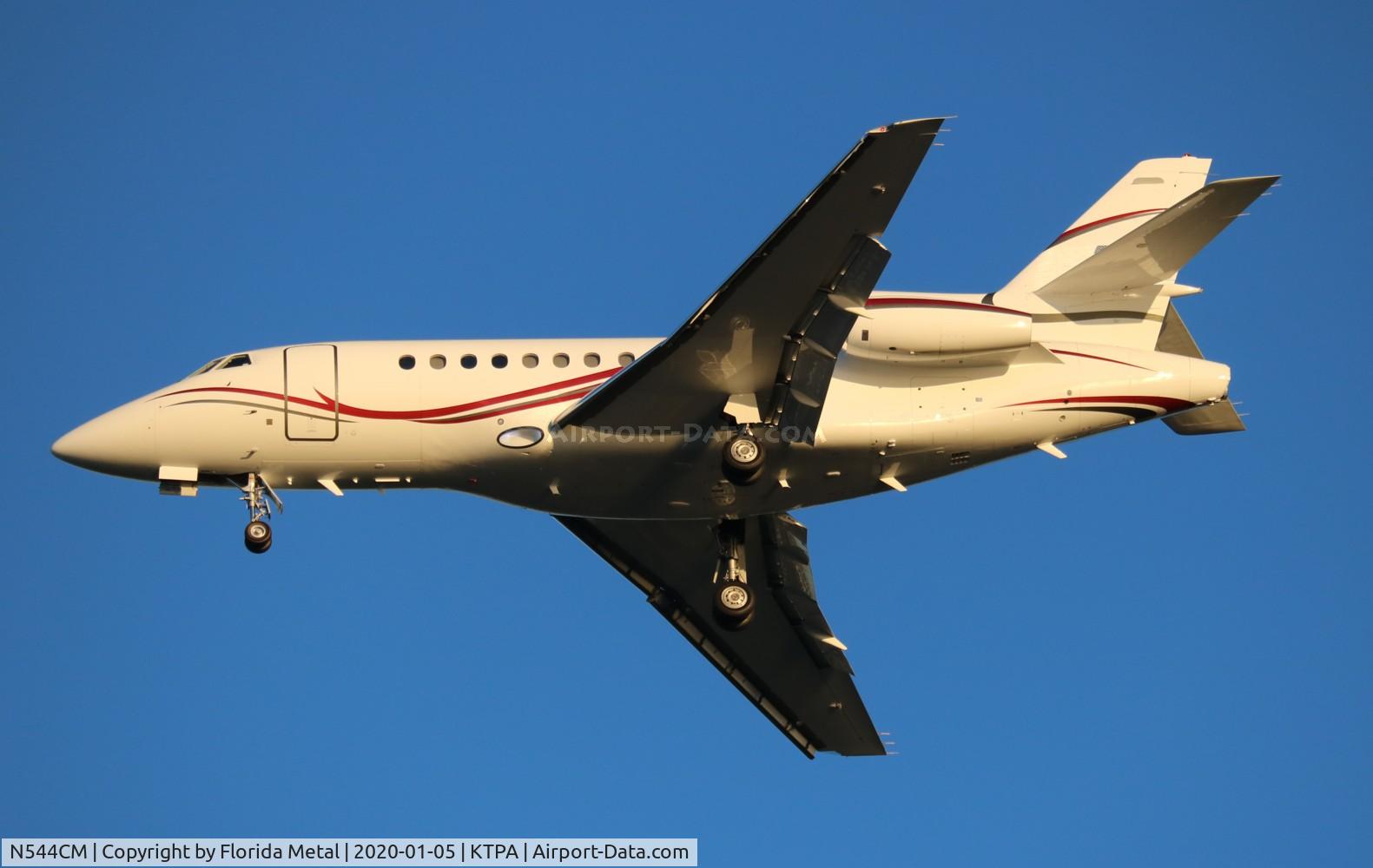 N544CM, 1995 Dassault Falcon 900 C/N 152, TPA 2020
