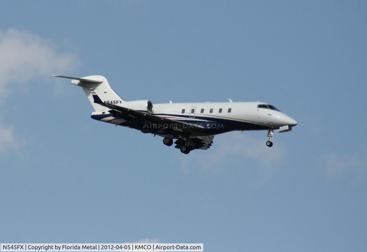 N545FX, 2010 Bombardier Challenger 300 (BD-100-1A10) C/N 20302, MCO 2012