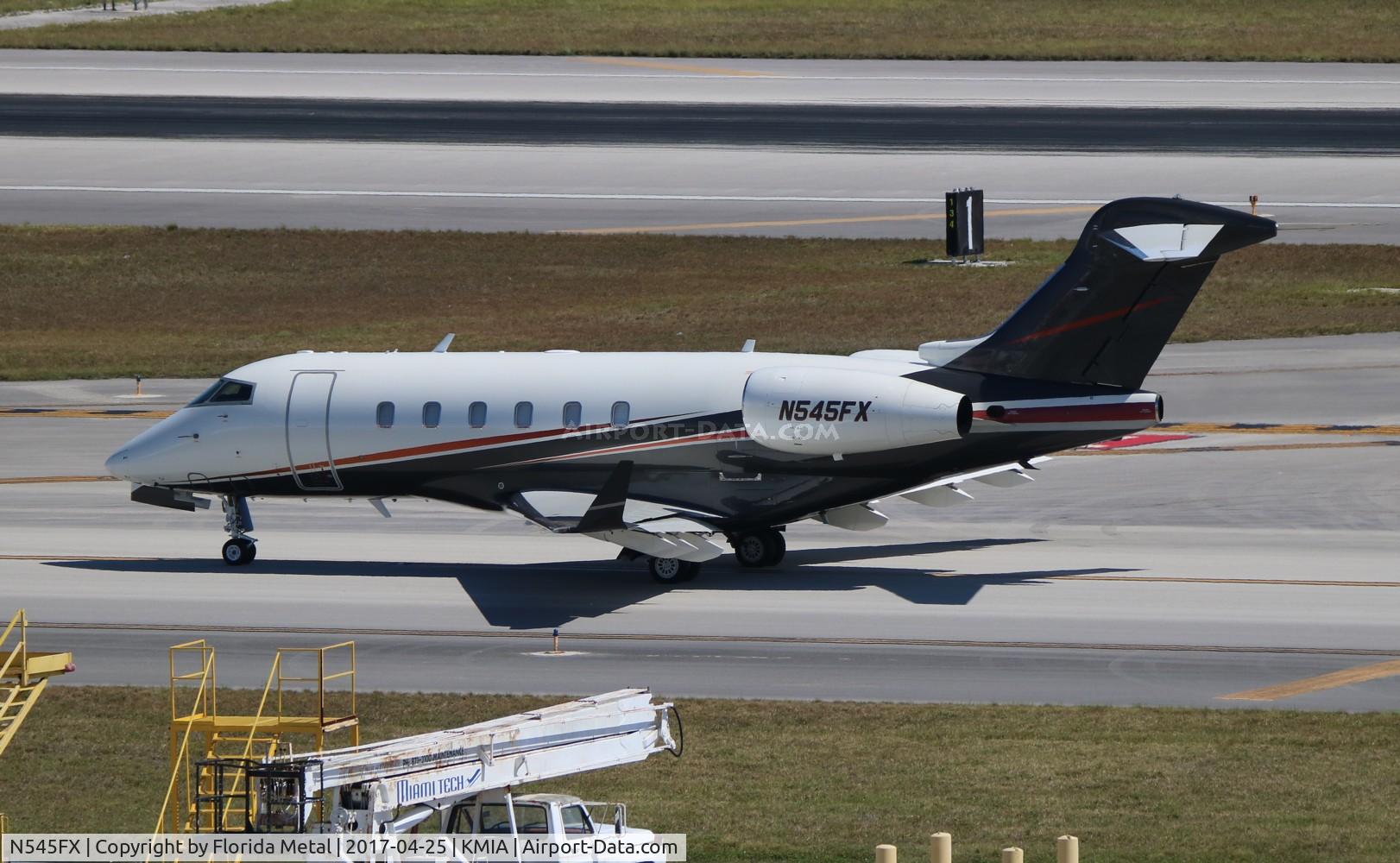 N545FX, 2010 Bombardier Challenger 300 (BD-100-1A10) C/N 20302, MIA 2017