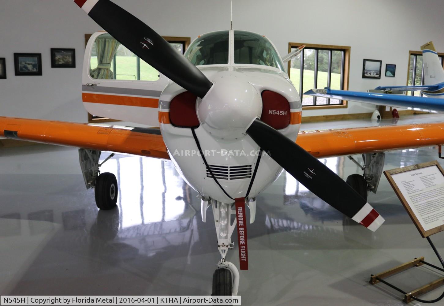 N545H, 1957 Beech H35 Bonanza C/N D-4982, Beechcraft Museum