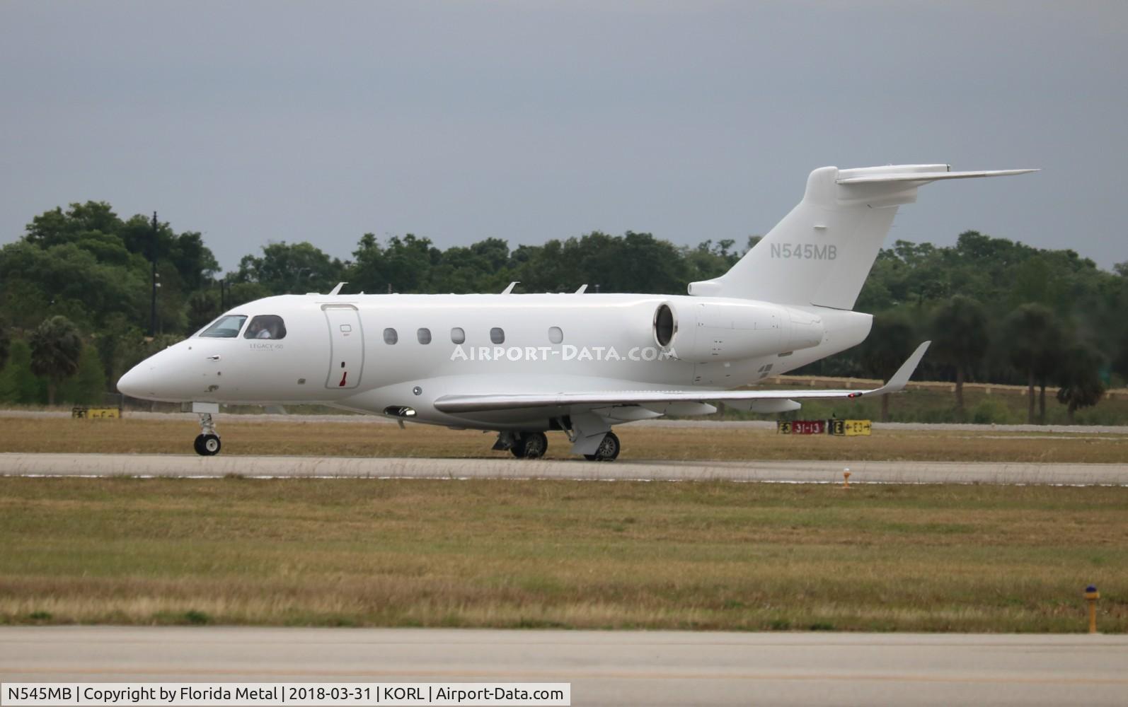 N545MB, 2016 Embraer EMB-545 Legacy 450 C/N 55010012, ORL 2018