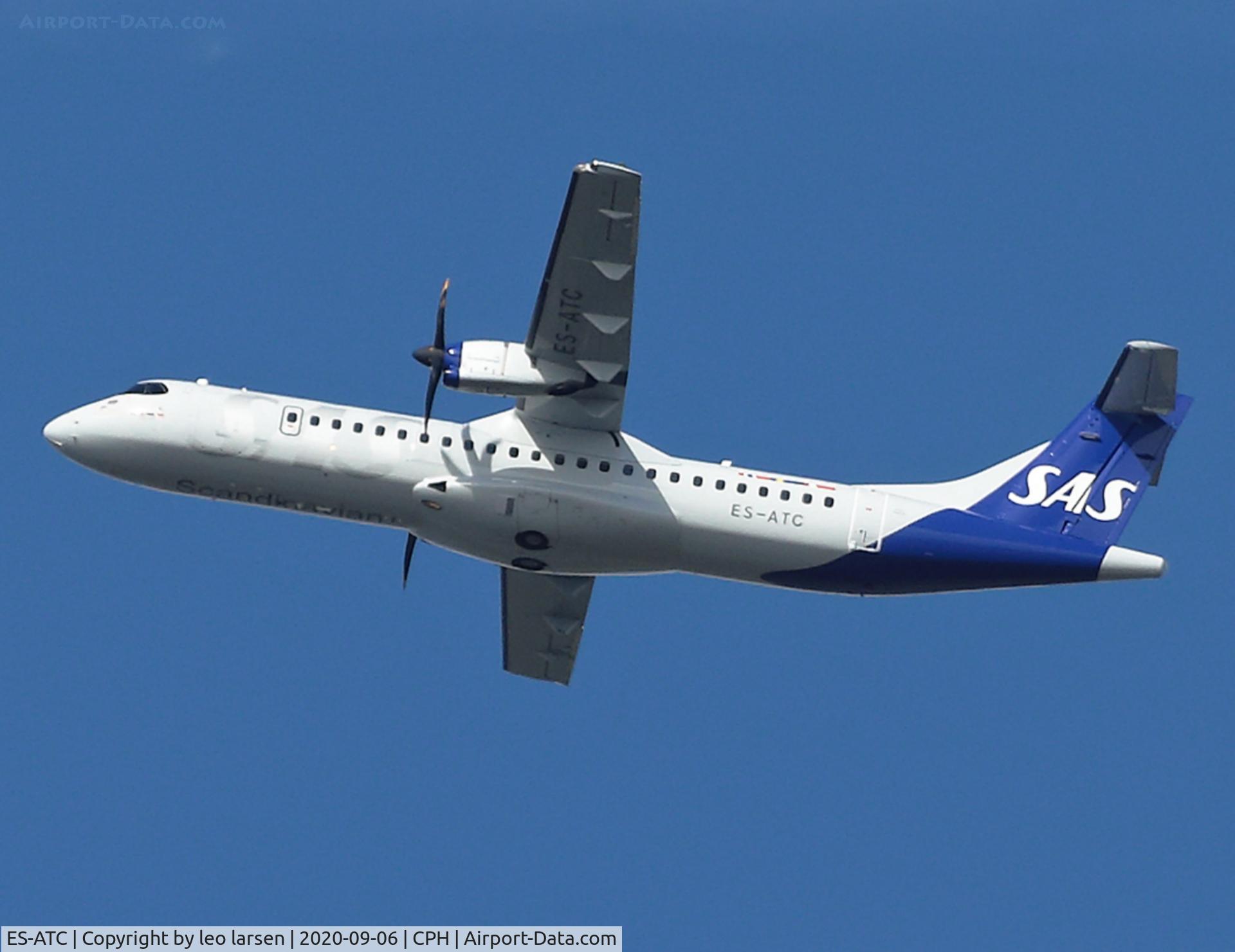 ES-ATC, 2014 ATR 72-212A C/N 1164, Copenhagen 6.9.2020
