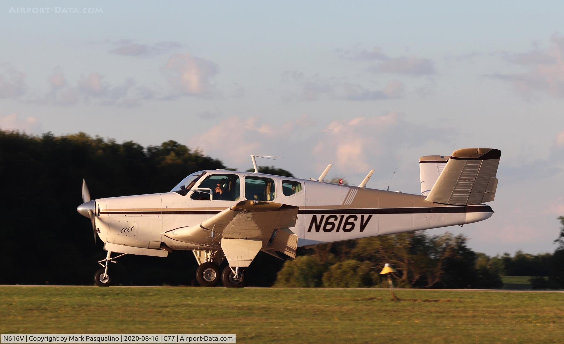 N616V, 1959 Beech K35 Bonanza C/N D-6106, Beech K35
