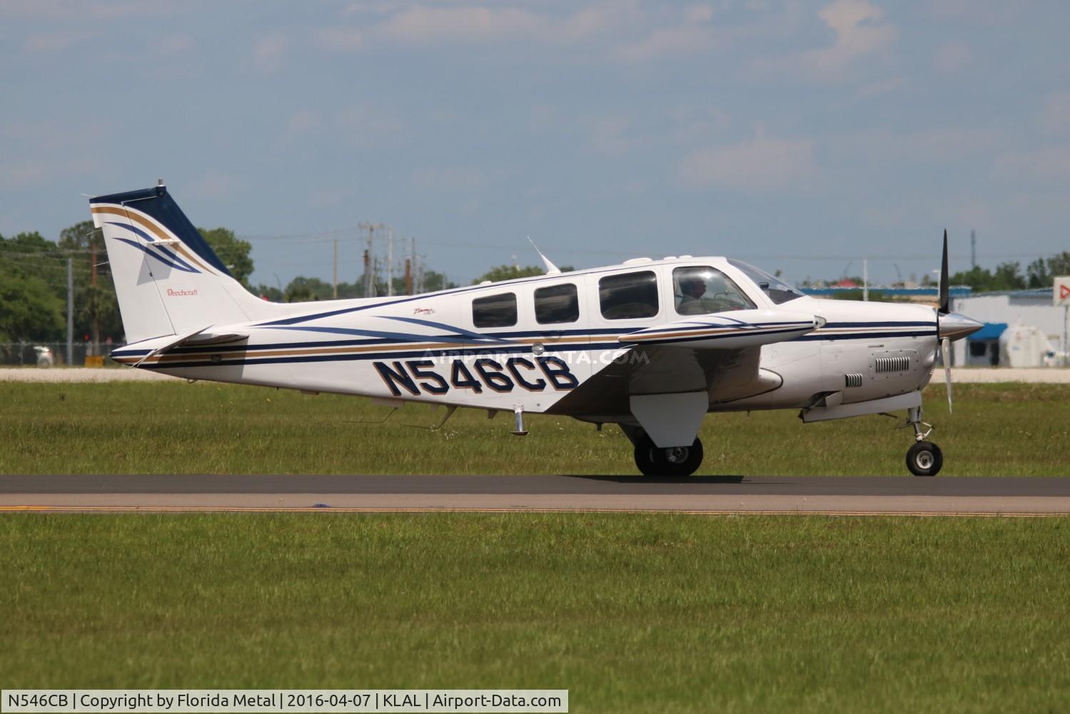 N546CB, Raytheon Aircraft Company A36 Bonanza C/N E-3489, SNF 2016