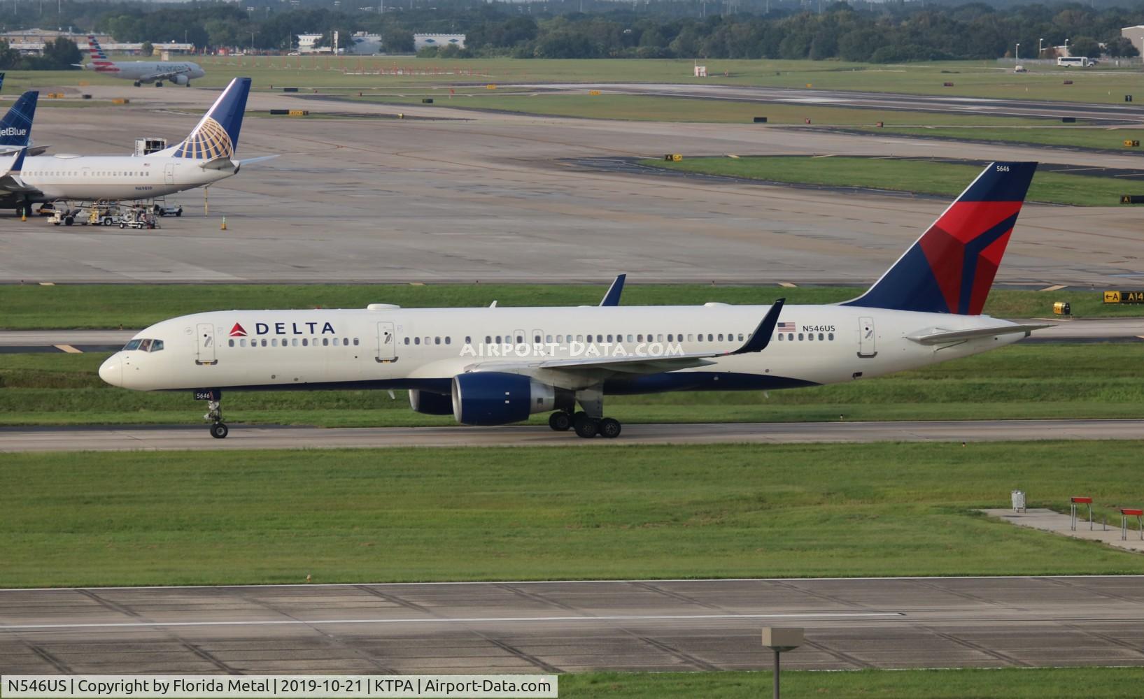N546US, 1996 Boeing 757-251 C/N 26493, TPA 2019