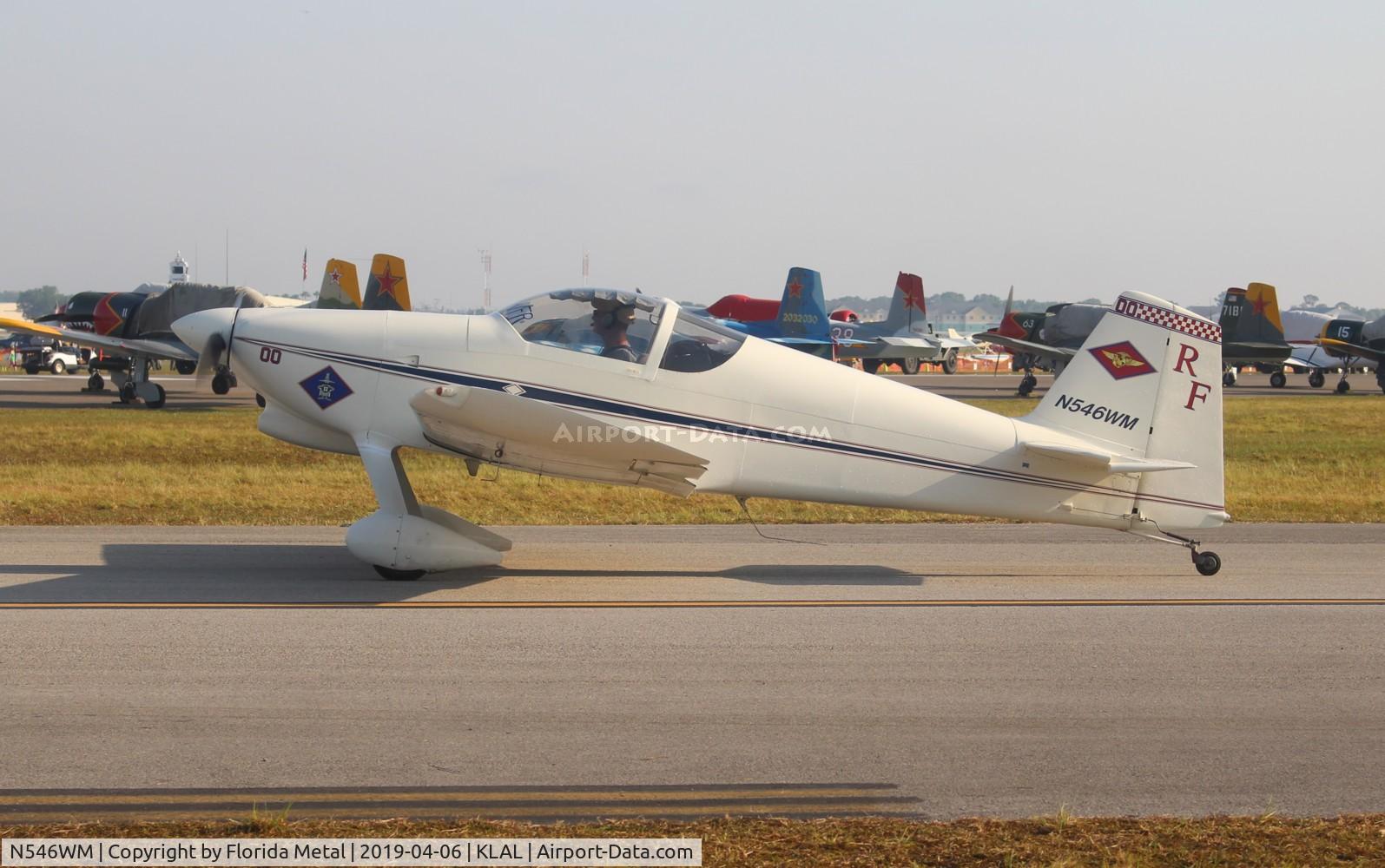 N546WM, 2001 Vans RV-6 C/N 24423, SNF 2019