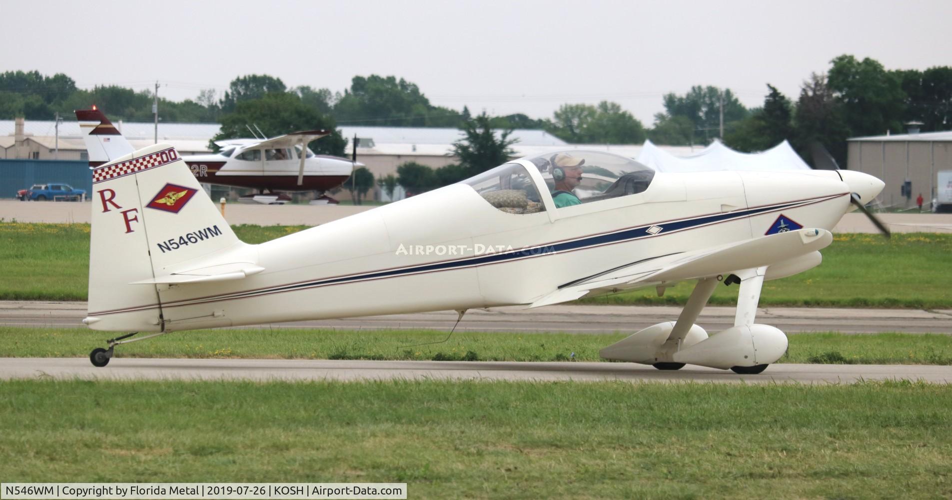 N546WM, 2001 Vans RV-6 C/N 24423, OSH 2019