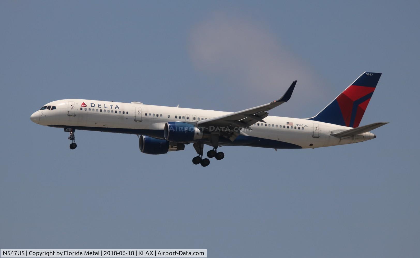N547US, 1996 Boeing 757-251 C/N 26494, LAX 2018