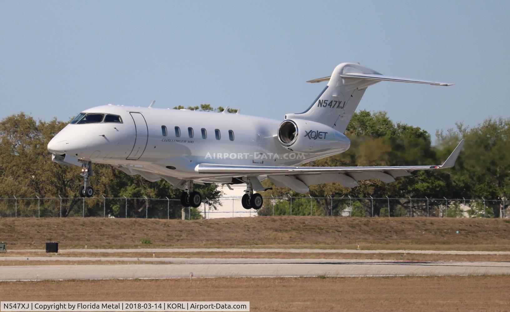 N547XJ, 2009 Bombardier Challenger 300 (BD-100-1A10) C/N 20281, ORL 2018