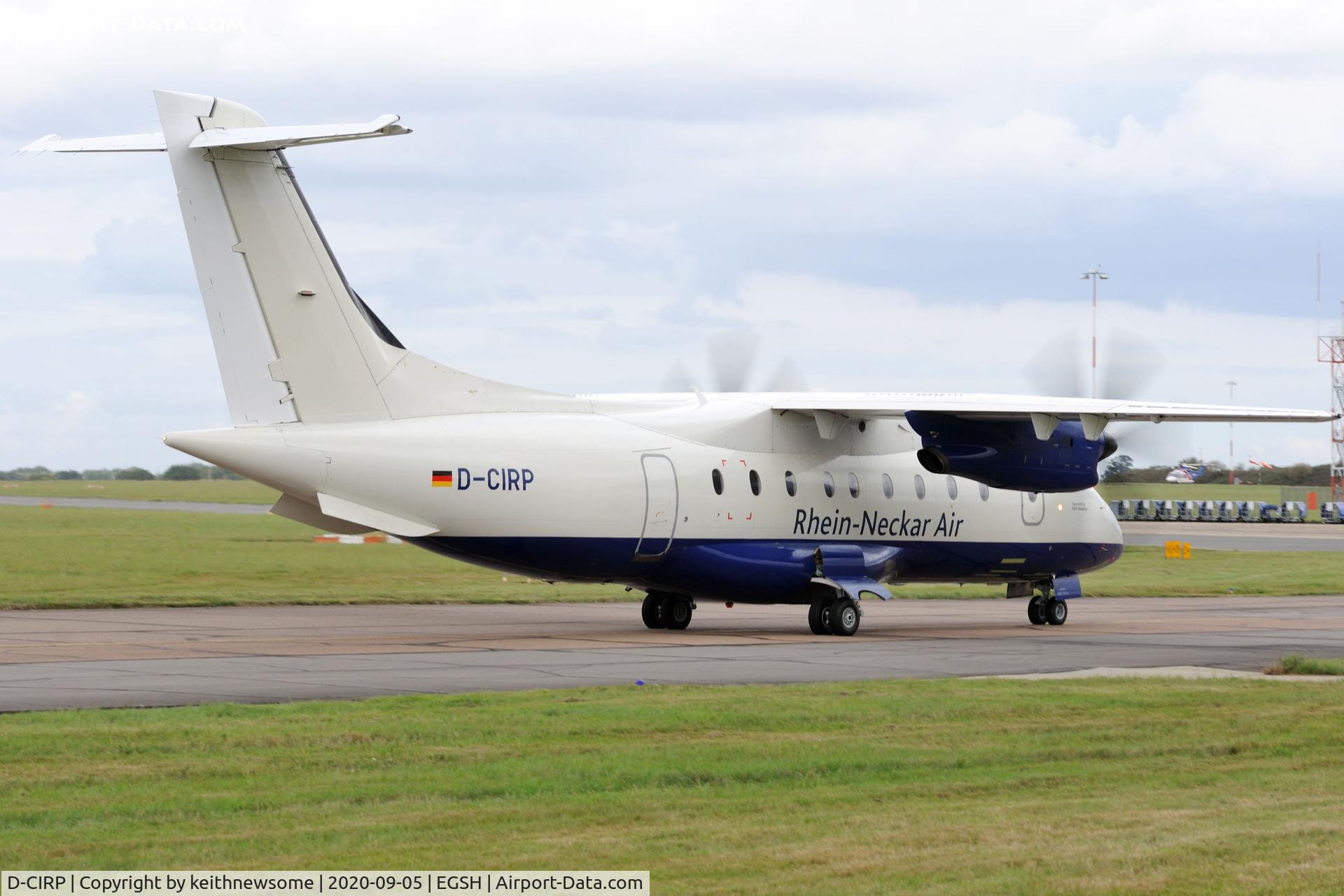 D-CIRP, 1993 Dornier 328-100 C/N 3006, Arriving at Norwich from Saarbrucken for paintwork.