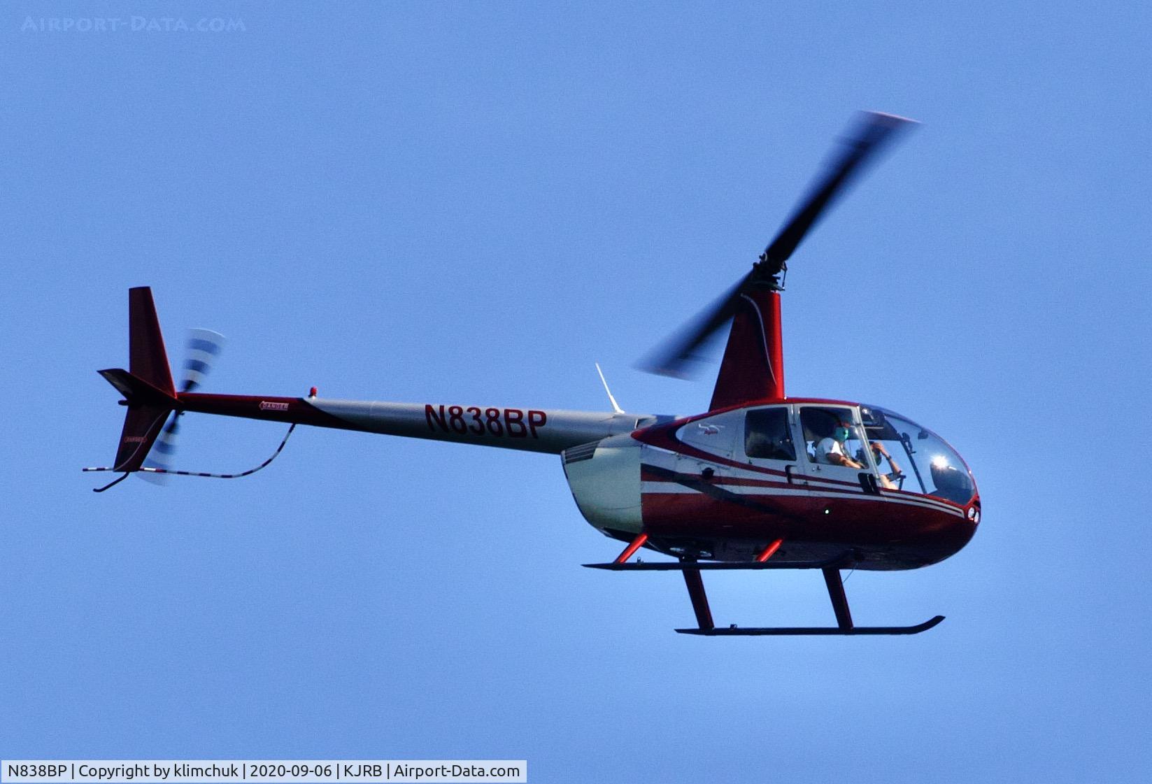 N838BP, 2001 Robinson R44 C/N 1108, Flew above Hudson