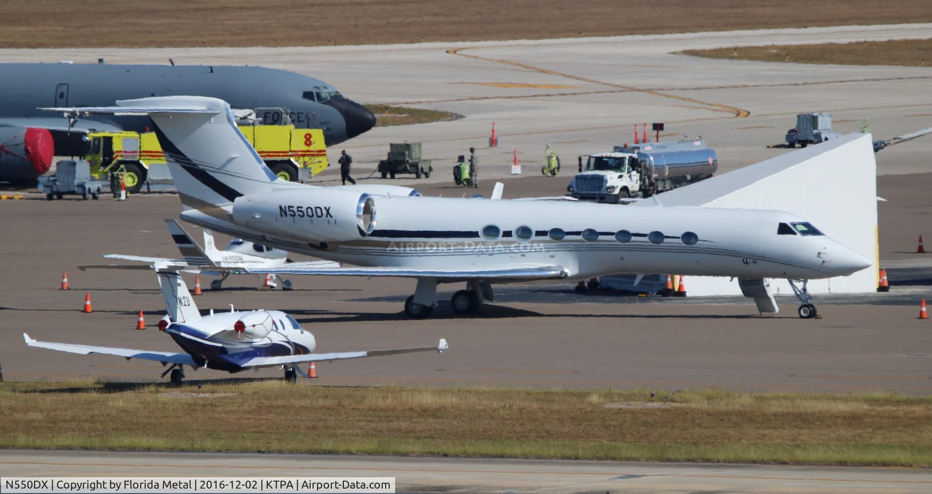 N550DX, 2015 Gulfstream Aerospace GV-SP (G550) C/N 5517, TPA 2016