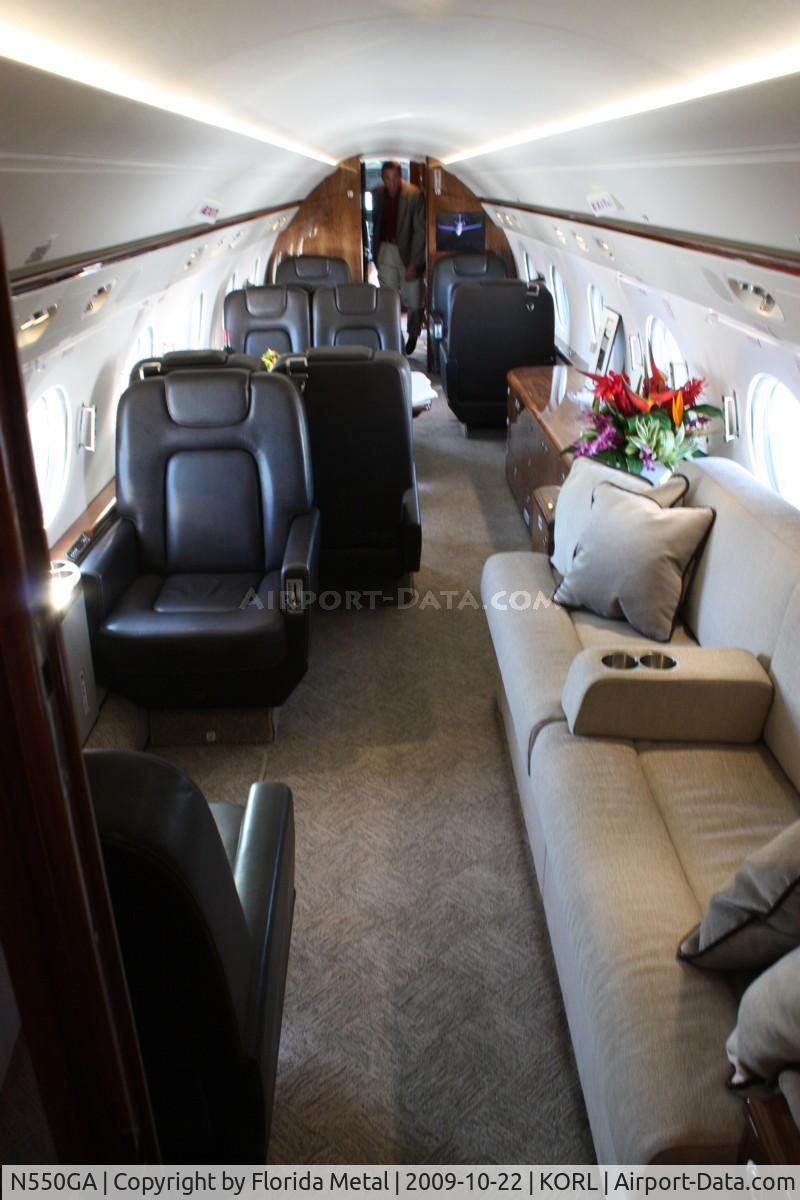 N550GA, 2008 Gulfstream Aerospace GV-SP (G550) C/N 5211, NBAA 2009