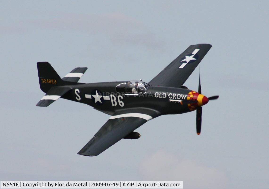 N551E, 1943 North American P-51B-1NA Mustang C/N 102-24700, TOM 2009