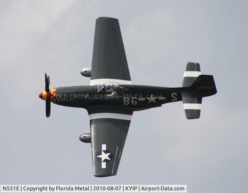 N551E, 1943 North American P-51B-1NA Mustang C/N 102-24700, TOM 2010