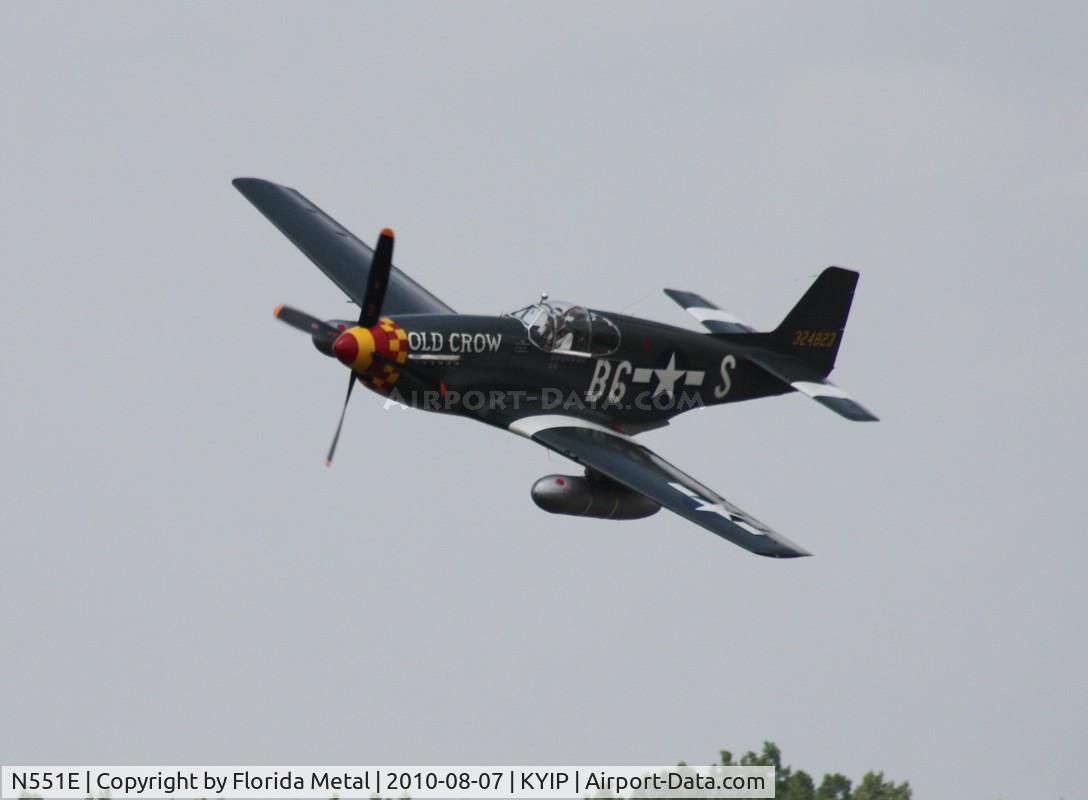 N551E, 1943 North American P-51B-1NA Mustang C/N 102-24700, TOM 2010