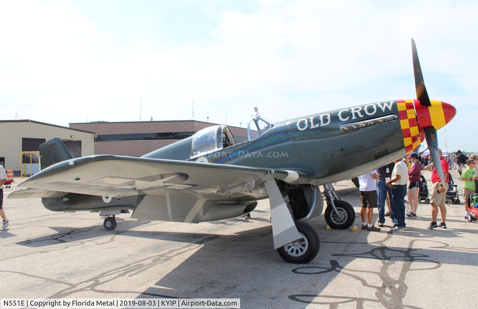 N551E, 1943 North American P-51B-1NA Mustang C/N 102-24700, TOM 2019